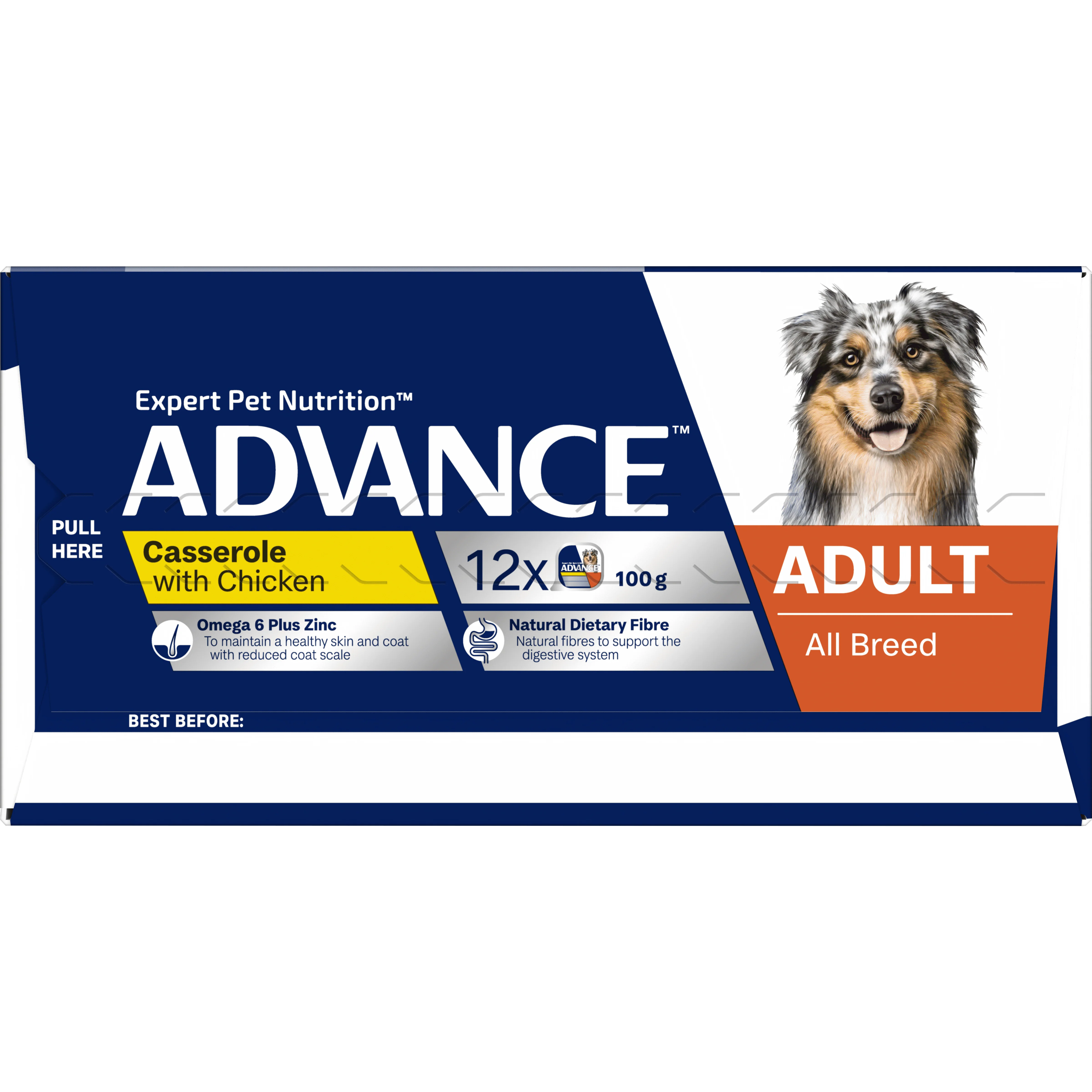 ADVANCE - Adult All Breed Chicken Casserole Dog Wet Food (100g x 12pk) - Image 10