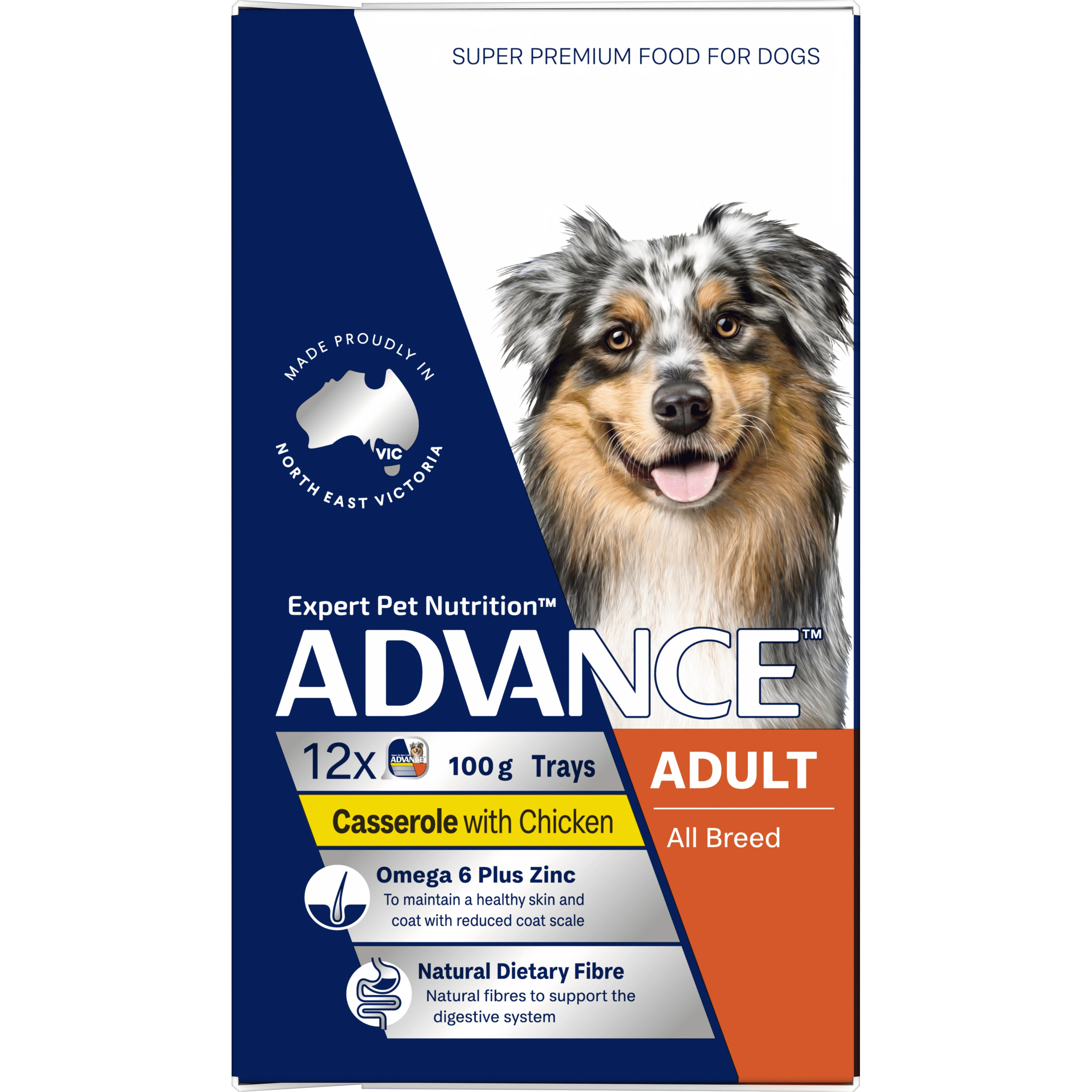 ADVANCE - Adult All Breed Chicken Casserole Dog Wet Food (100g x 12pk) - Image 11