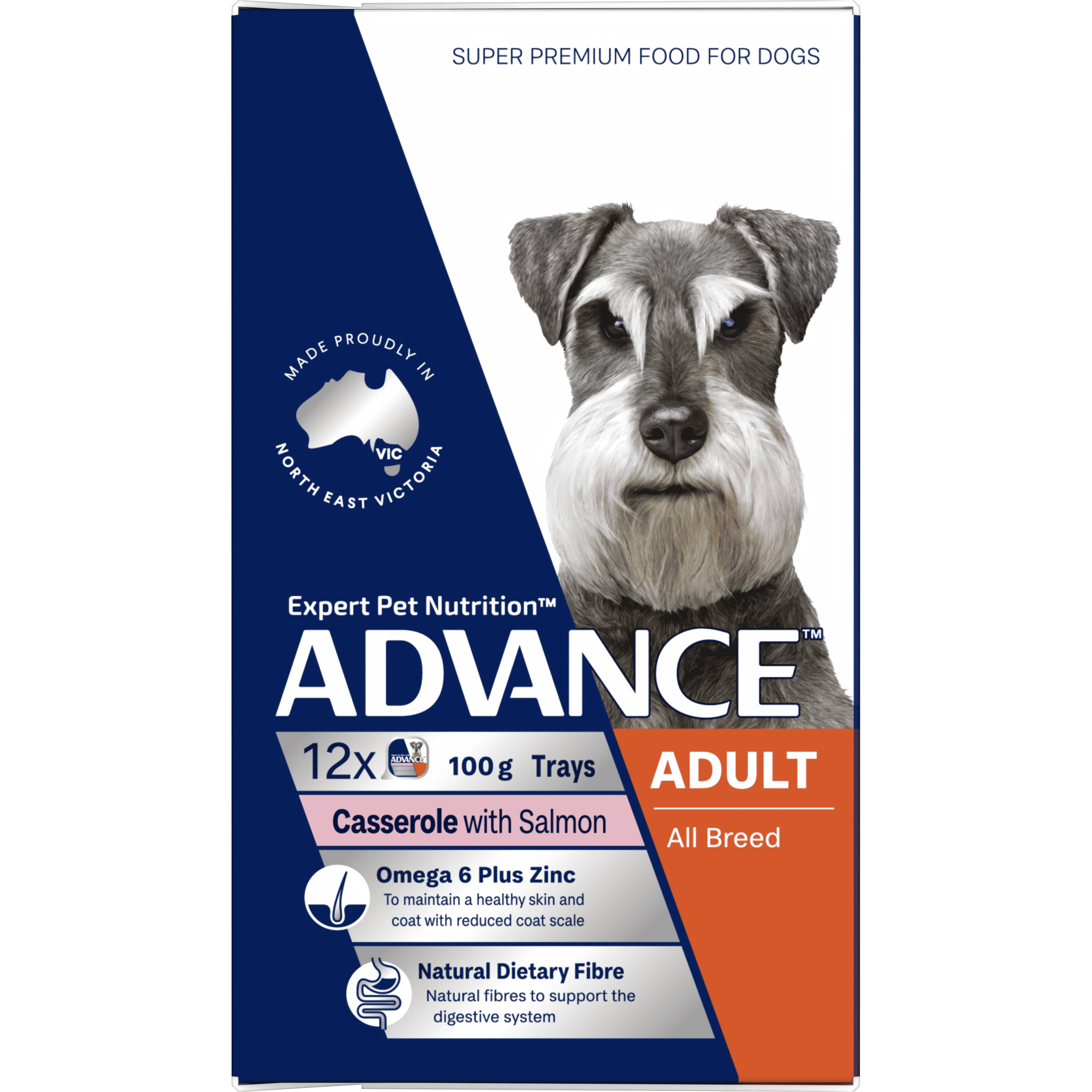 ADVANCE - Adult All Breed Salmon Casserole Dog Wet Food (100g x 12pk) - Image 11