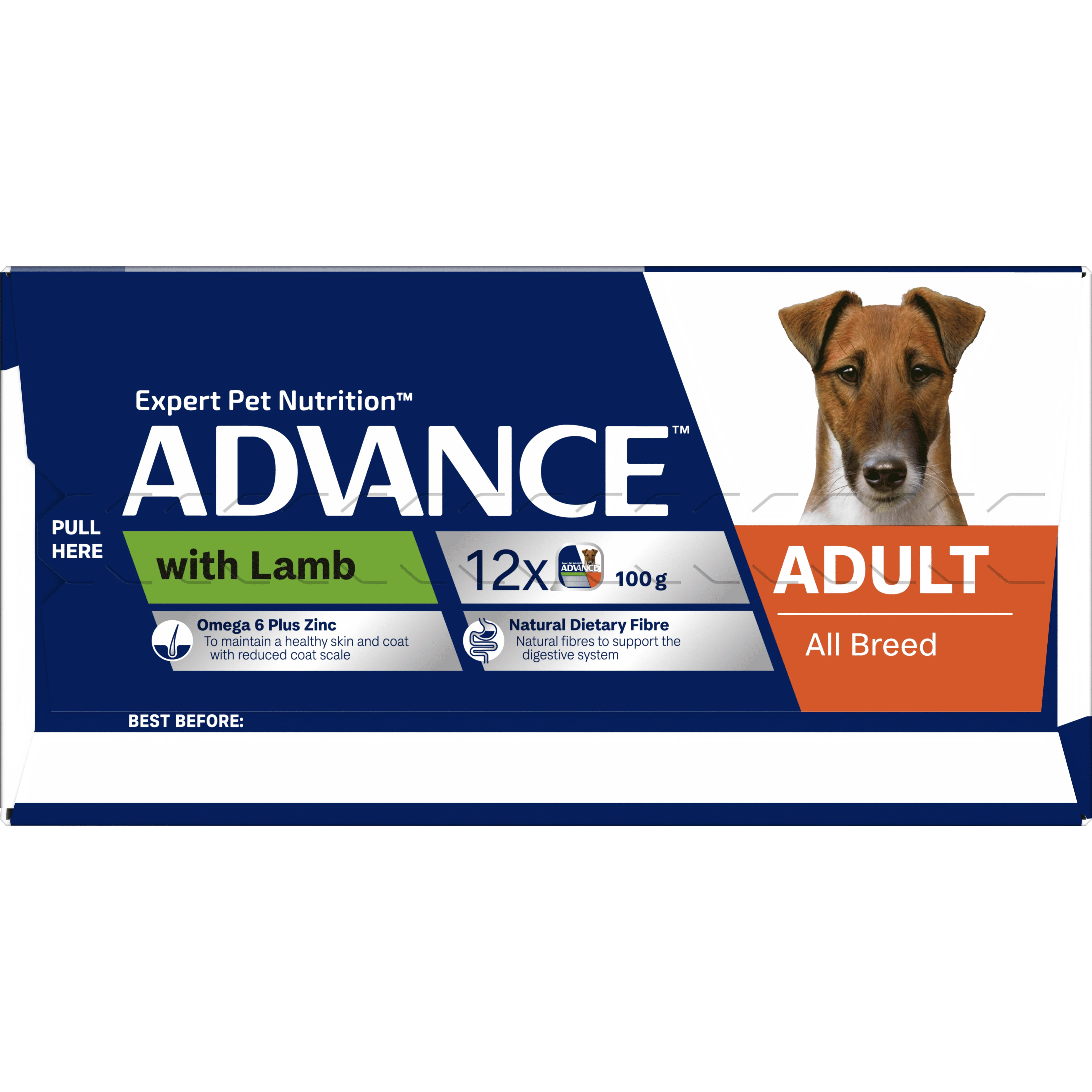 ADVANCE - Adult All Breed with Lamb Dog Wet Food (100g x 12pk) - Image 10