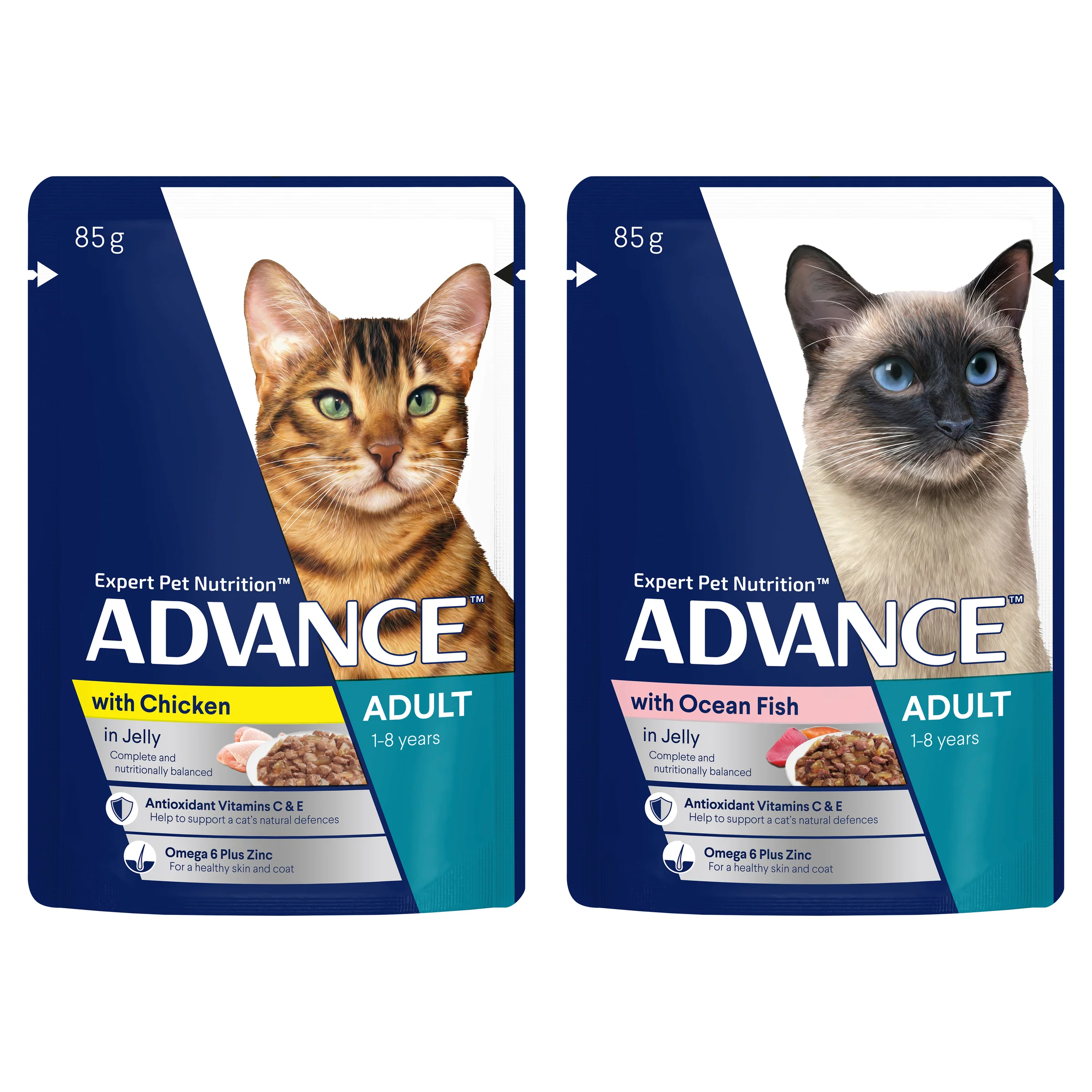 ADVANCE - Adult Multi Variety in Jelly Cat Wet Food (12pk x 85g) - Image 3