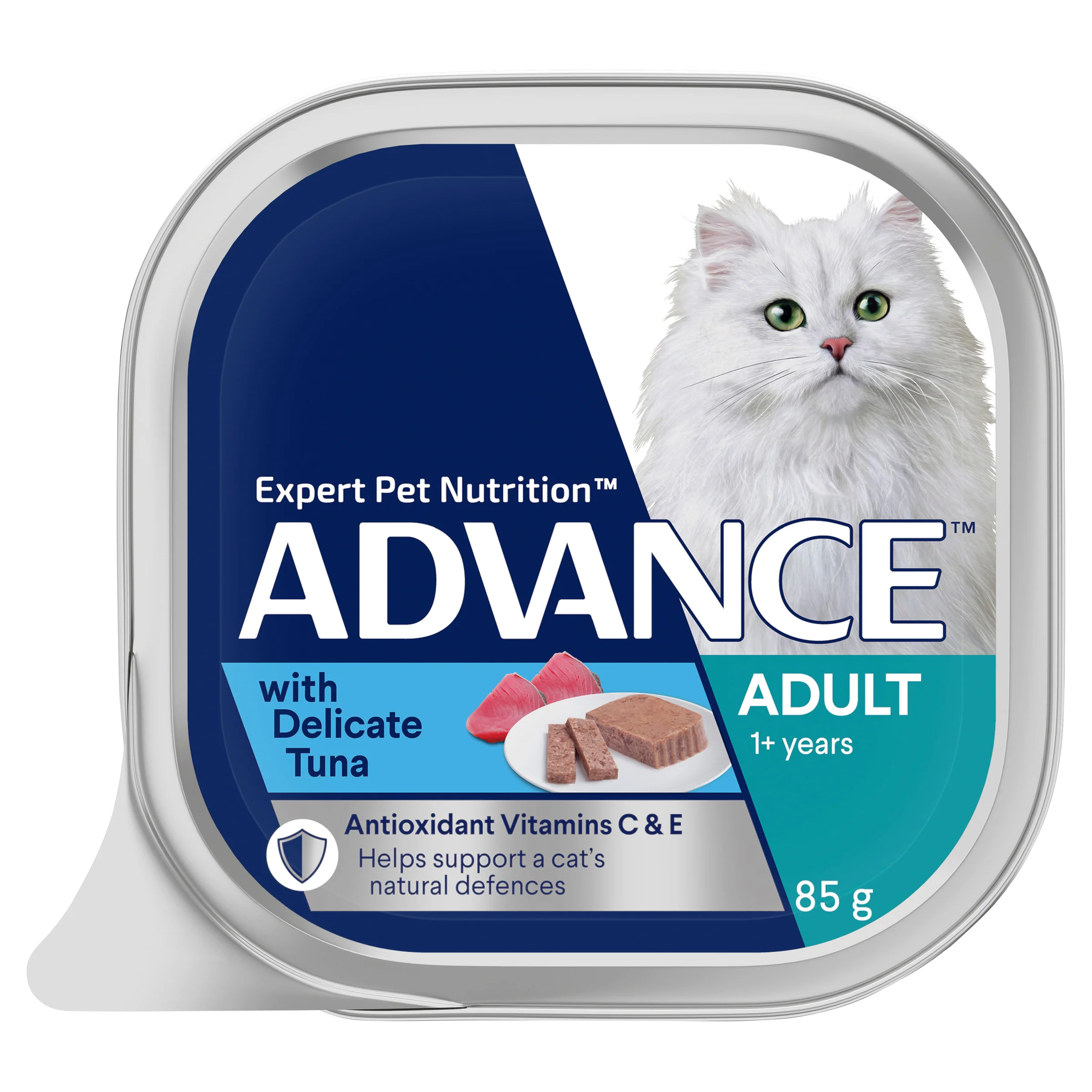 ADVANCE - Adult with Delicate Tuna Cat Wet Food (85g x 7pk) - Image 3