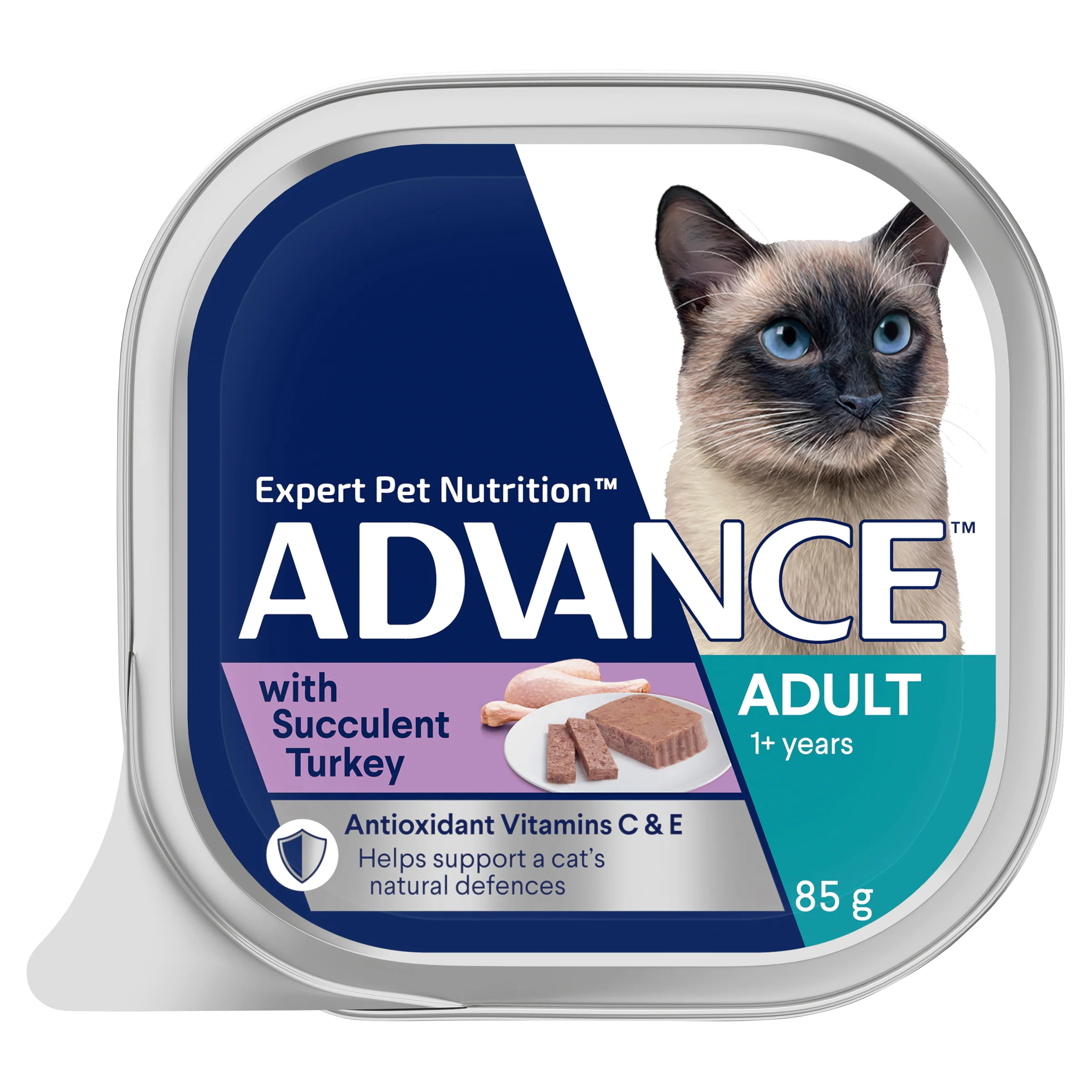ADVANCE - Adult with Succulent Turkey Cat Wet Food (85g x 7pk) - Image 3