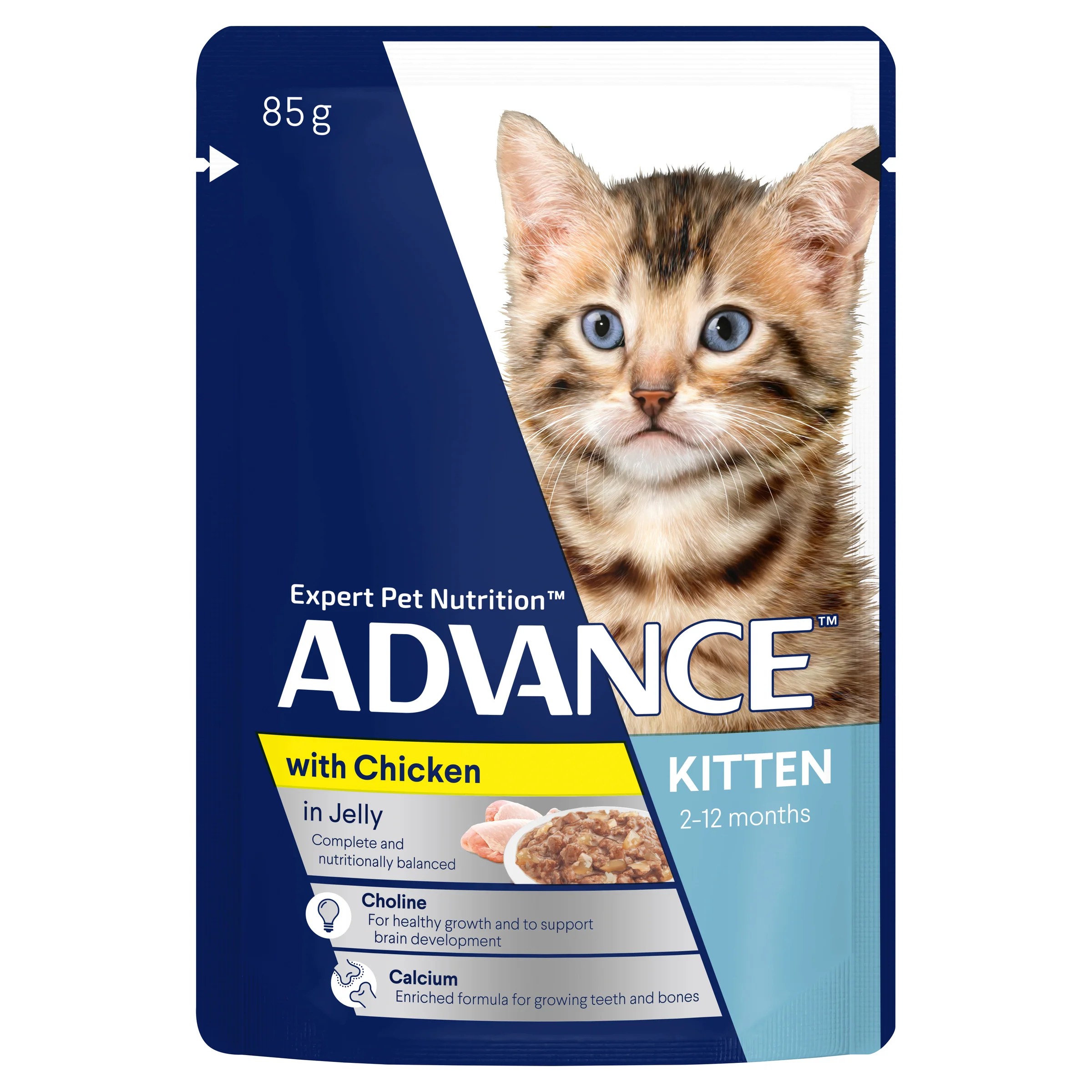 ADVANCE - Kitten Chicken in Jelly Cat Wet Food (12pk x 85g) - Image 3