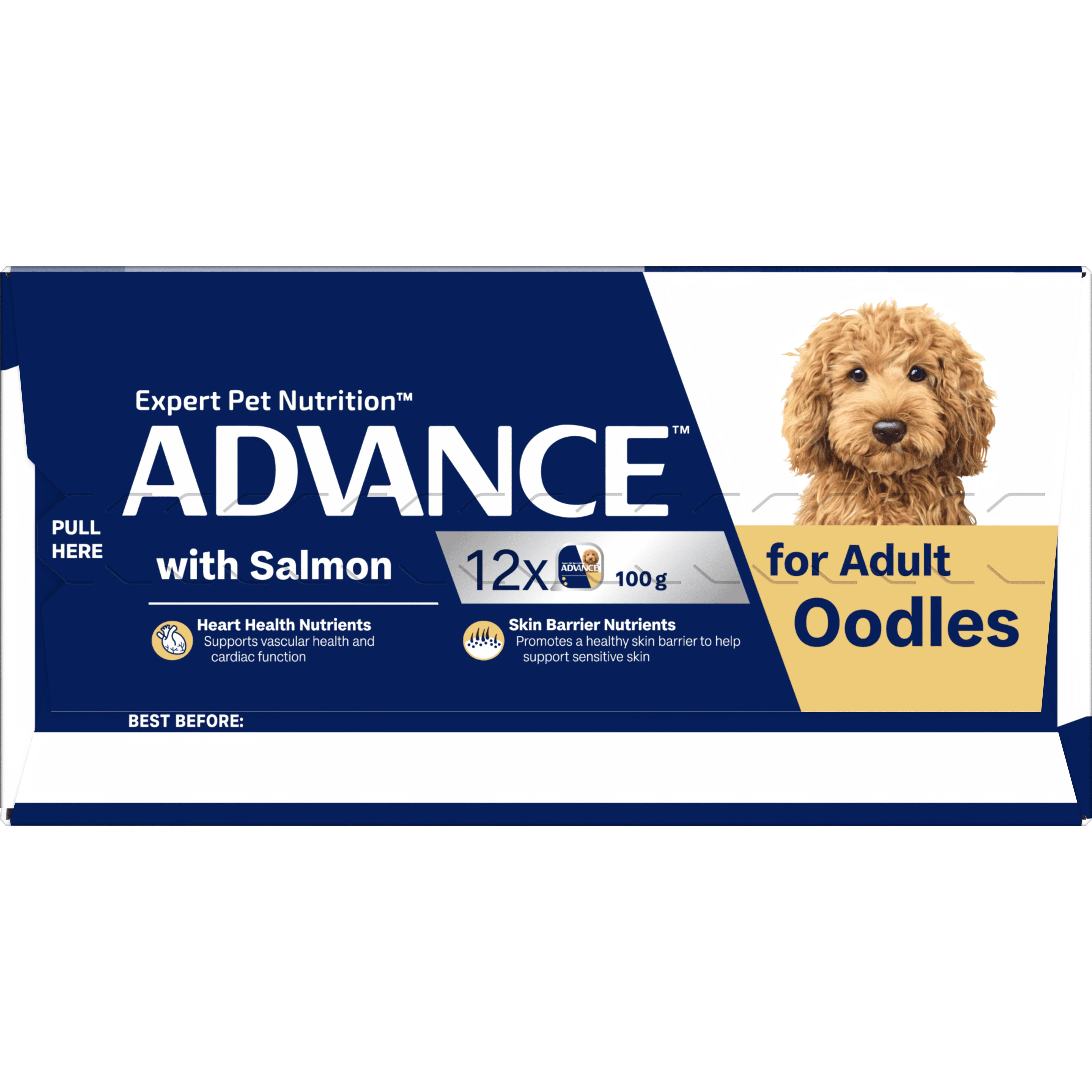 ADVANCE - Oodles Adult with Salmon Dog Wet Food (100g x 12pk) - Image 9