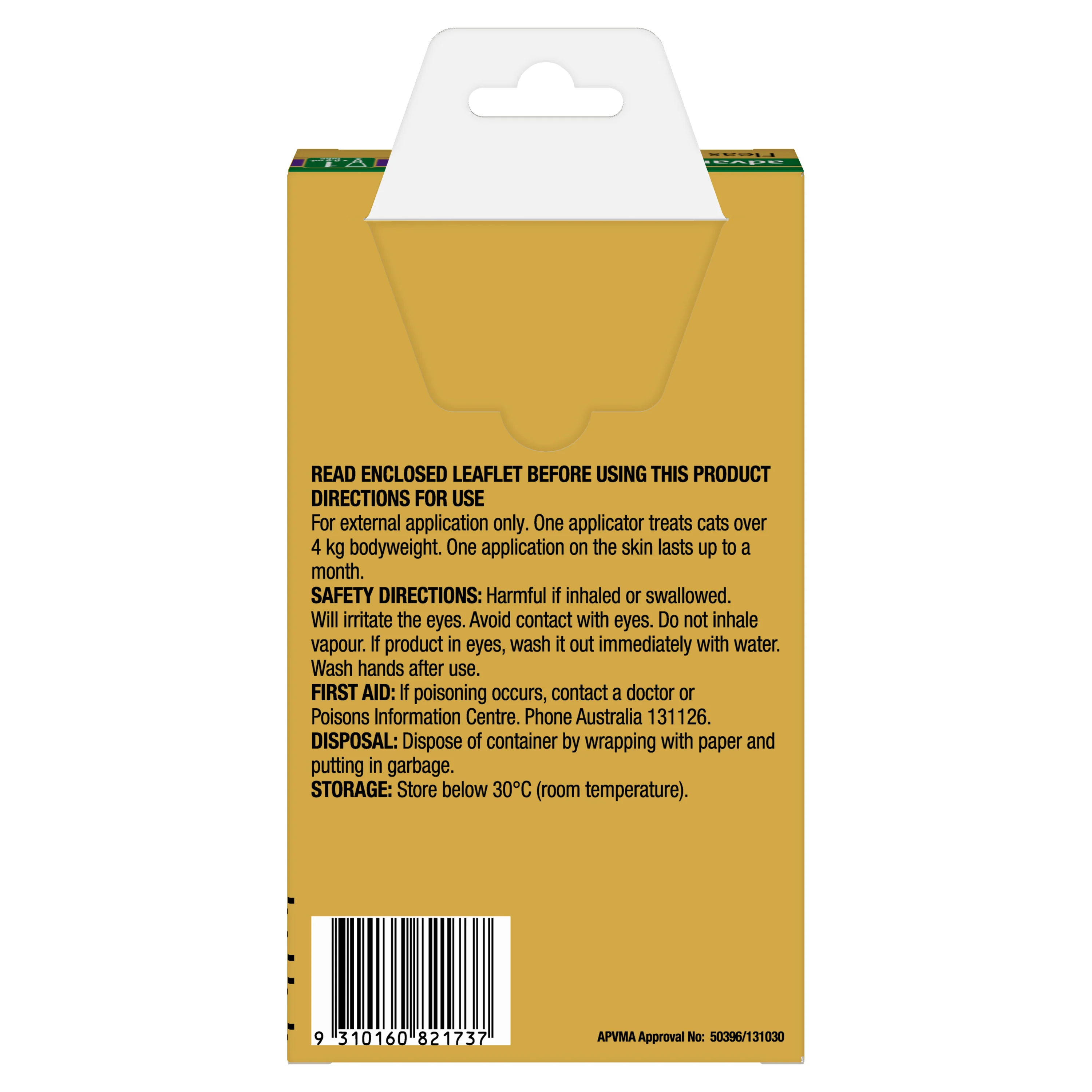 Advantage - Flea Treatment for Cats over 4kg (1pk) - Image 2
