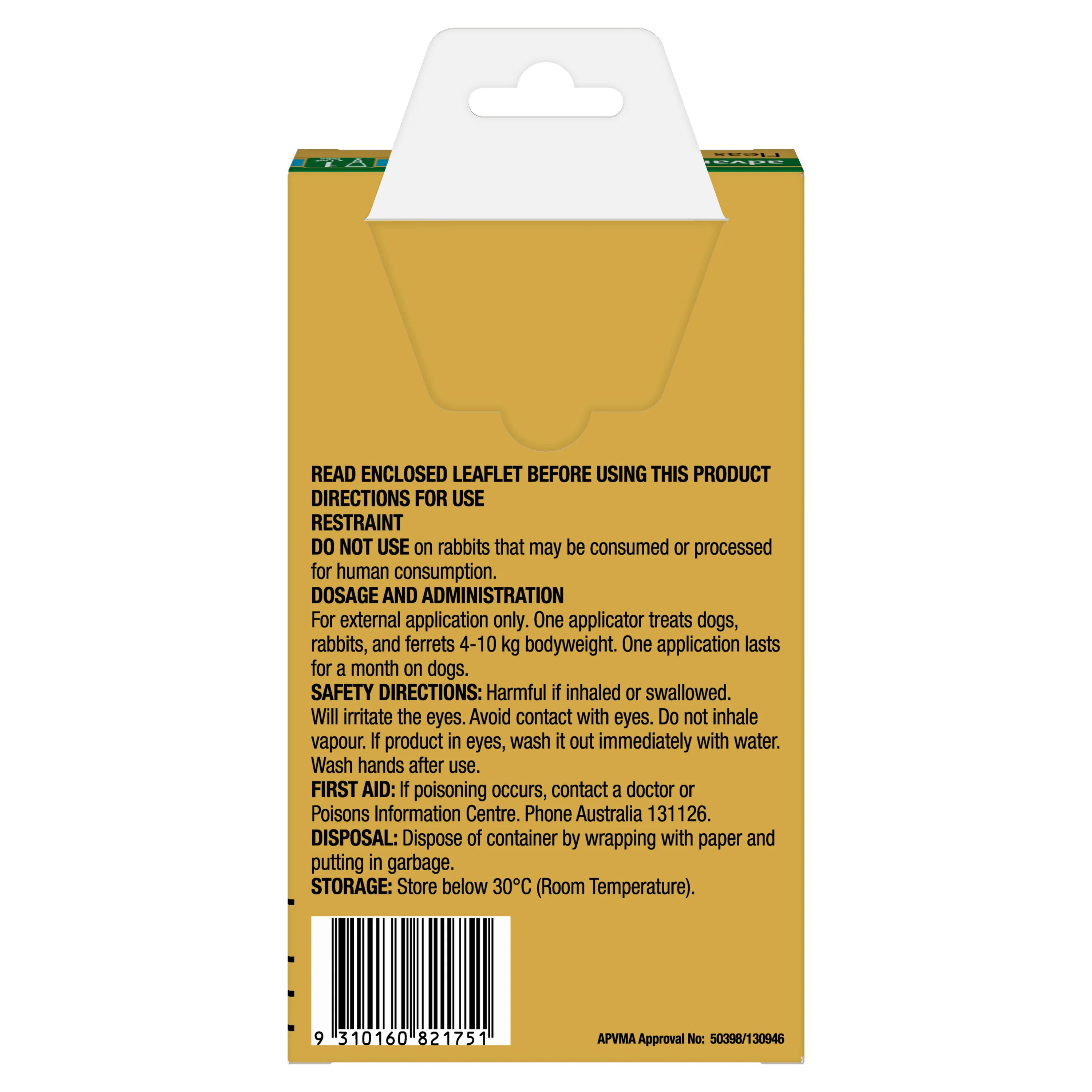 Advantage - Flea Treatment for Dogs 4-10kg (1pk) - Image 2