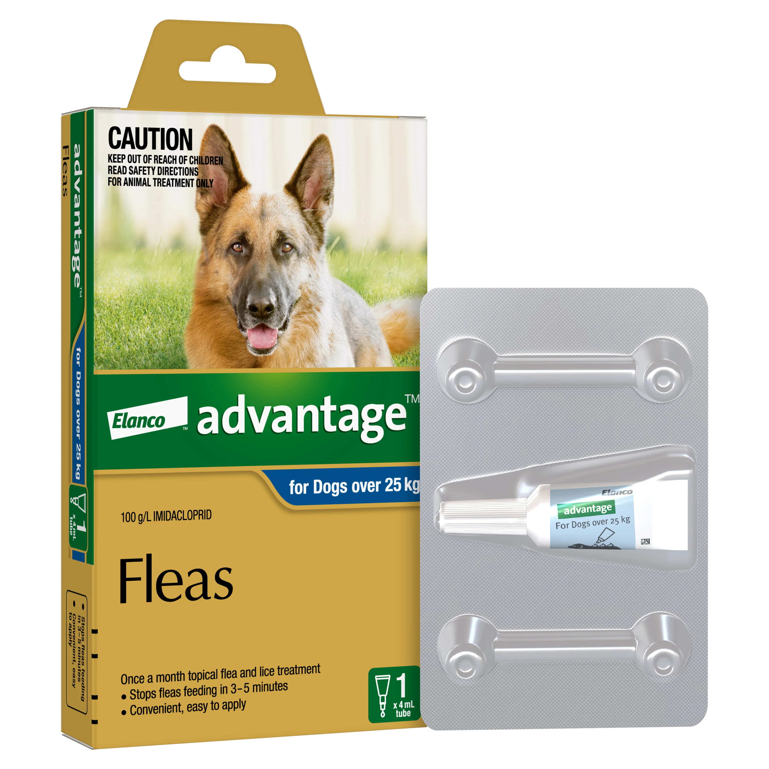 Advantage - Flea Treatment for Dogs over 25kg (1pk) - Image 2
