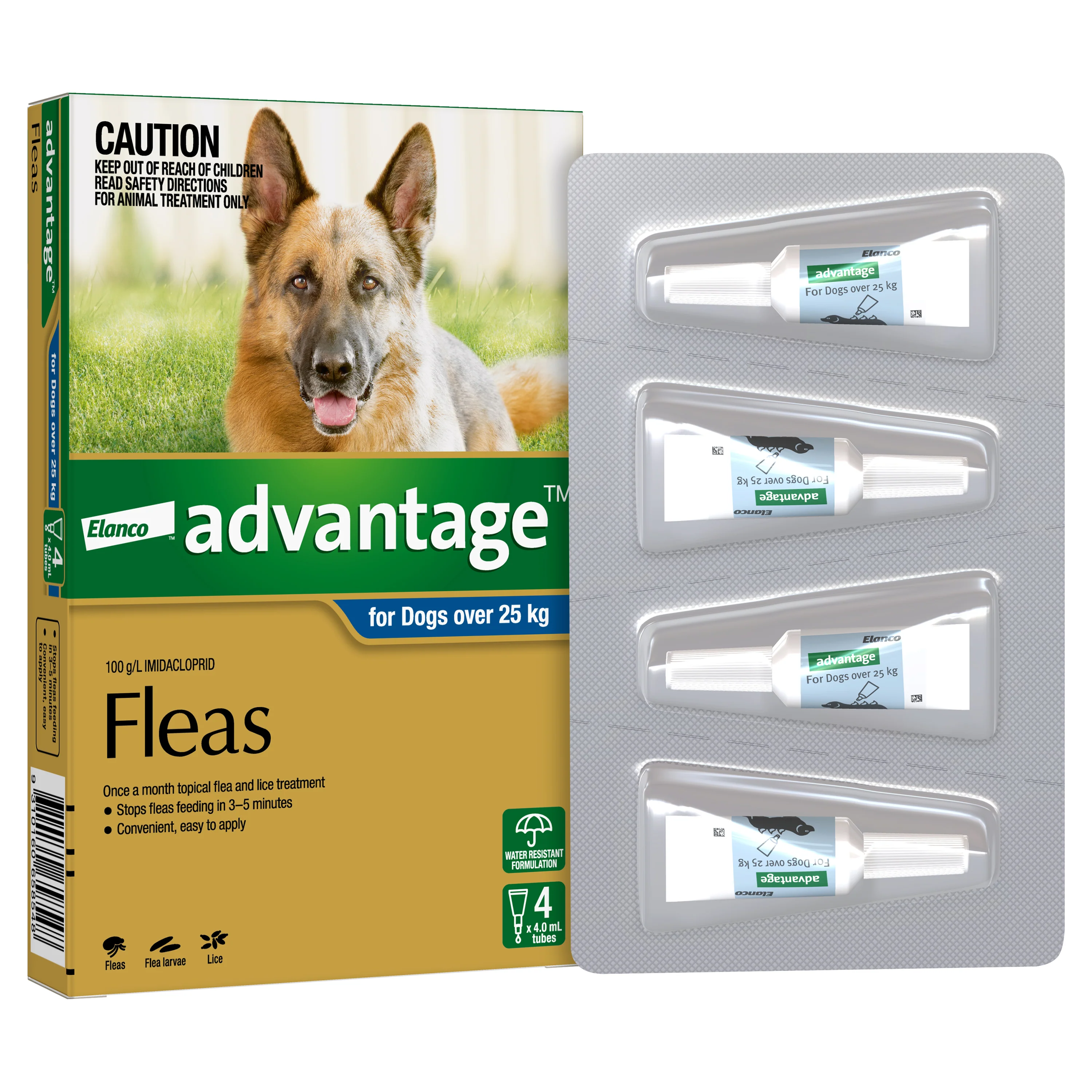 Advantage - Flea Treatment for Dogs over 25kg (4pk) - Image 3