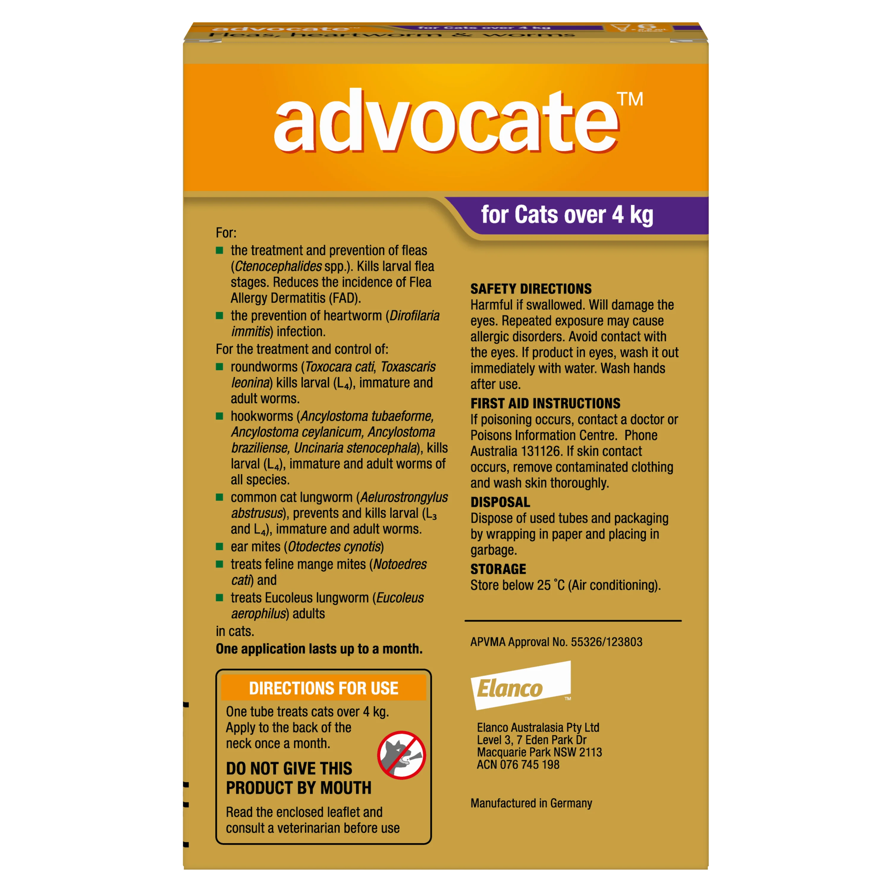 Advocate - Cat over 4kg (6pk) - Image 2