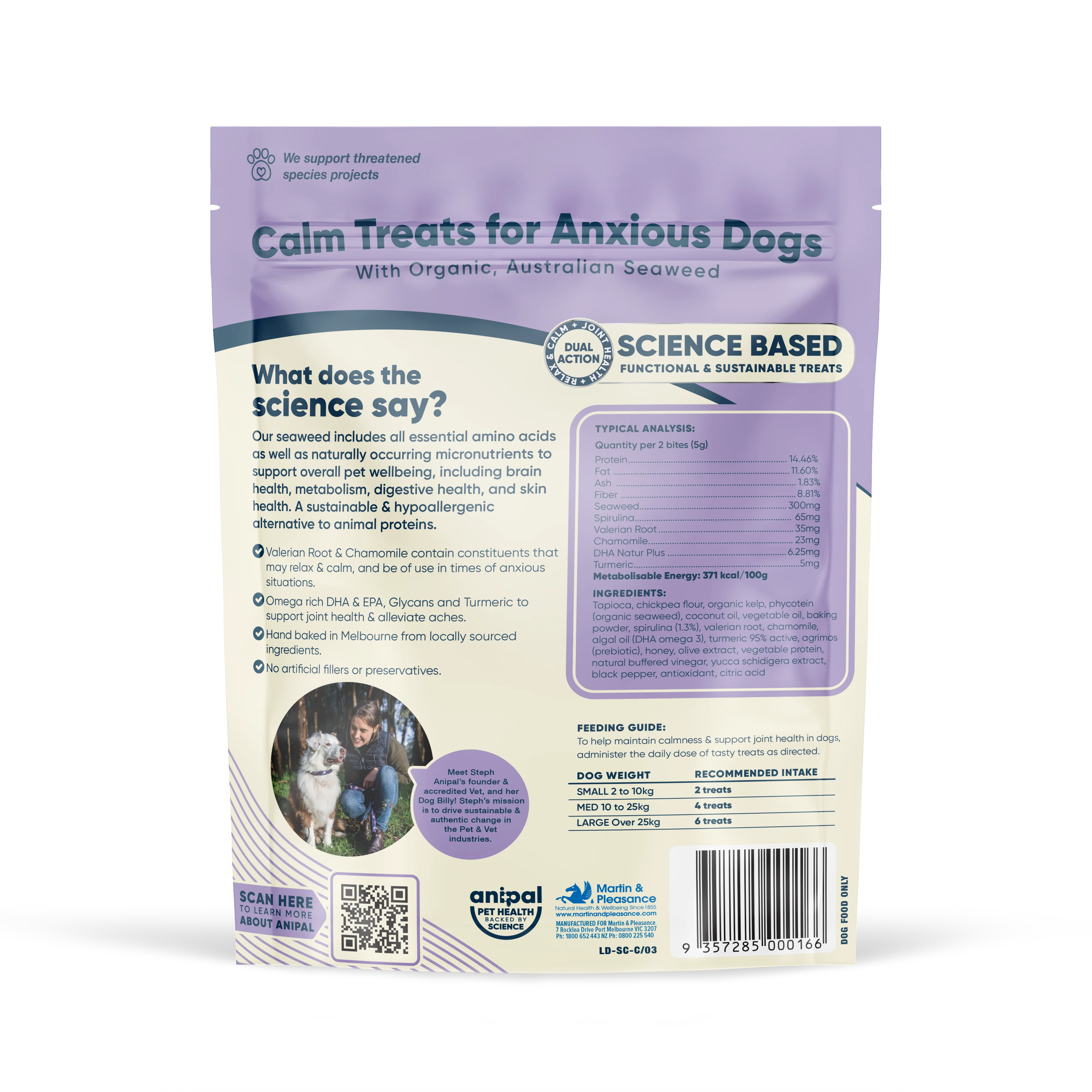Anipal Calms Treats for Anxious Dogs 130g - Image 5