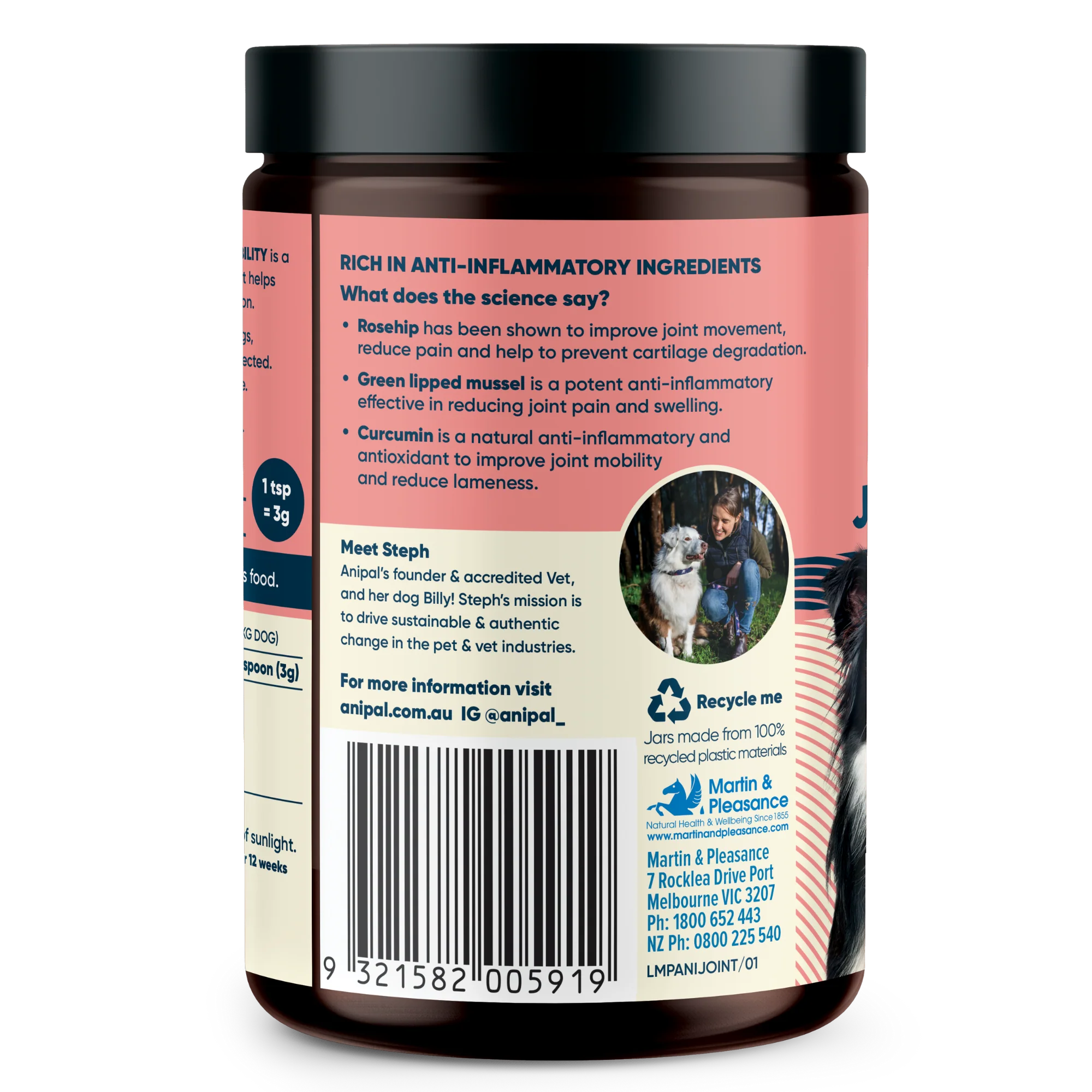 Anipal Joint Formula Powder Meal Topper 135g - Image 4