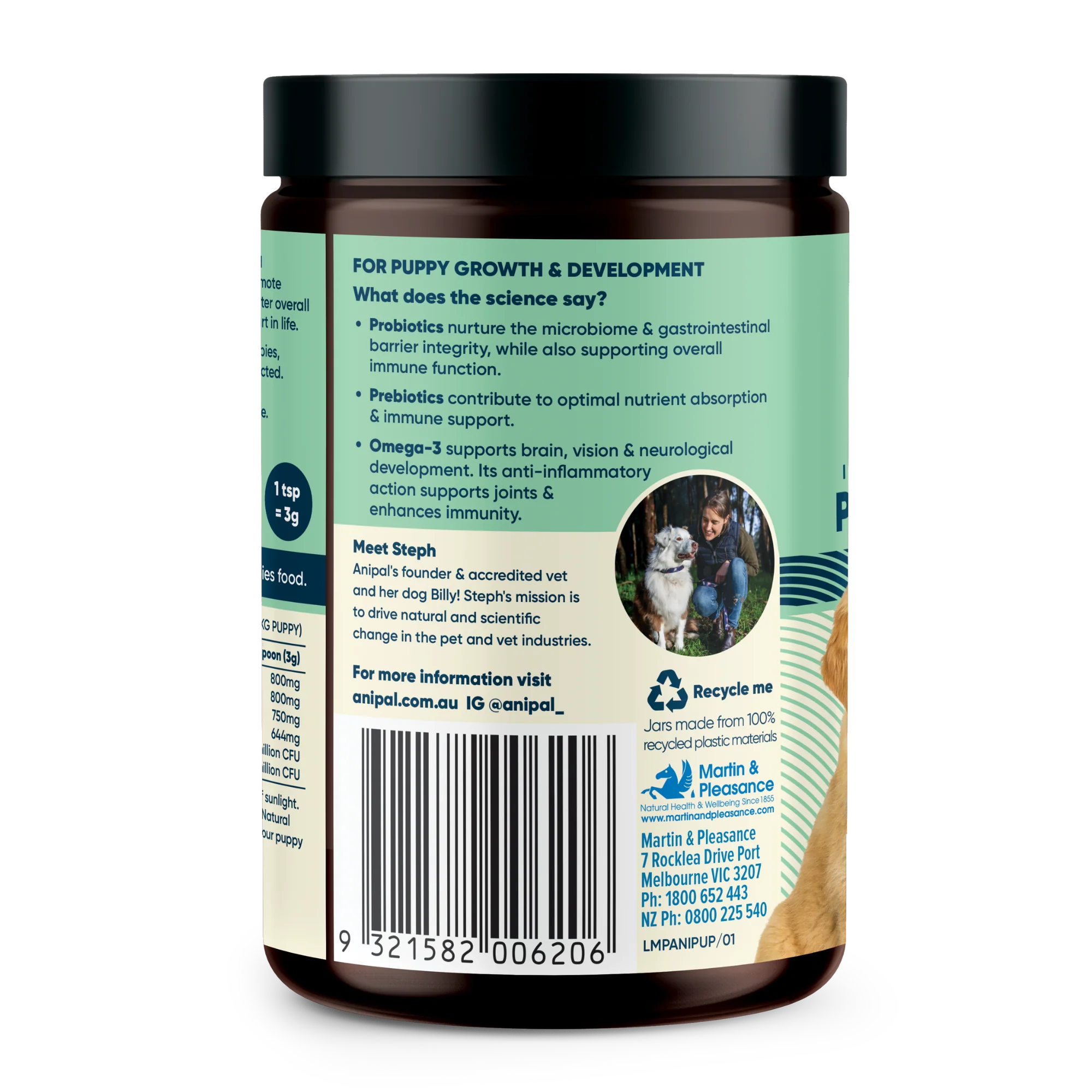 Anipal Puppy Formula Powder Meal Topper 135g - Image 3
