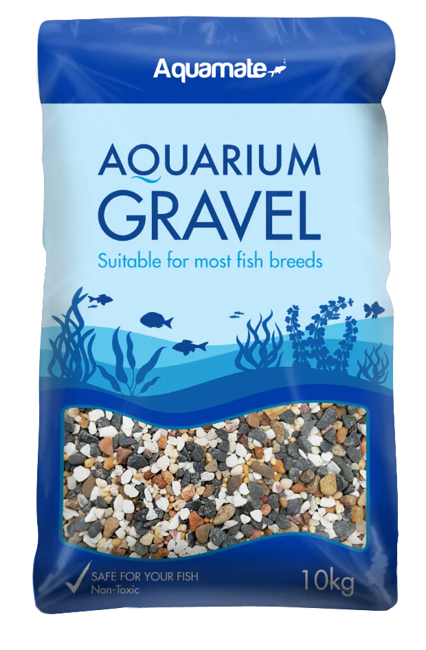 Aquamate - Natural Gravel 10kg (Multi Mix)