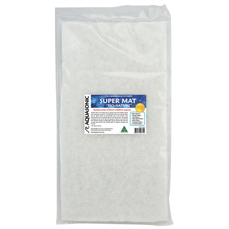 Aquasonic - Super Mat Filter Pad (27cm x 52cm)
