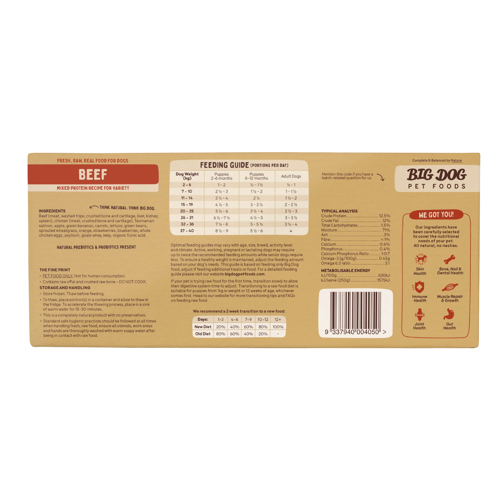 Big Dog - Beef for Dogs (3kg) - Image 4