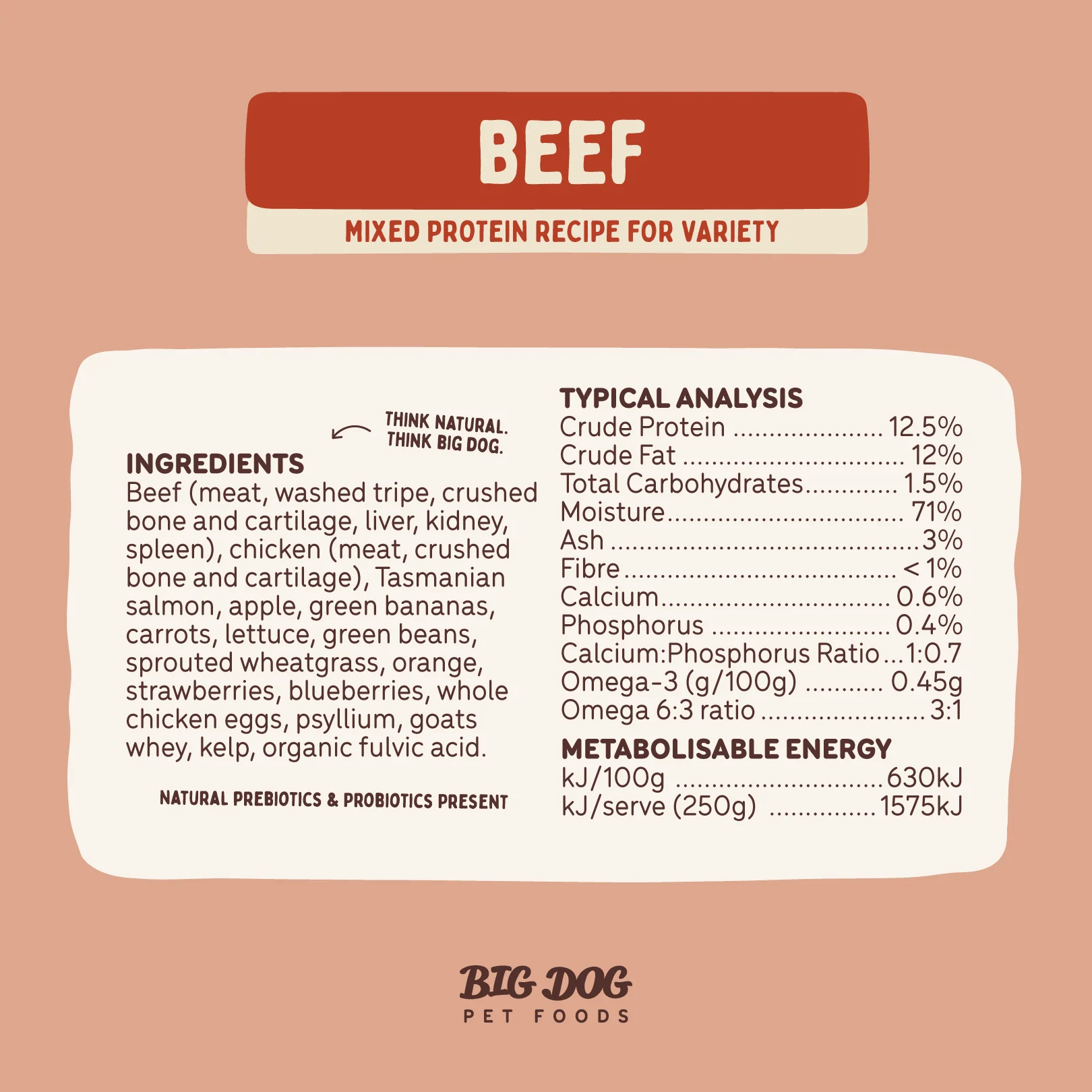 Big Dog - Beef for Dogs (3kg) - Image 8