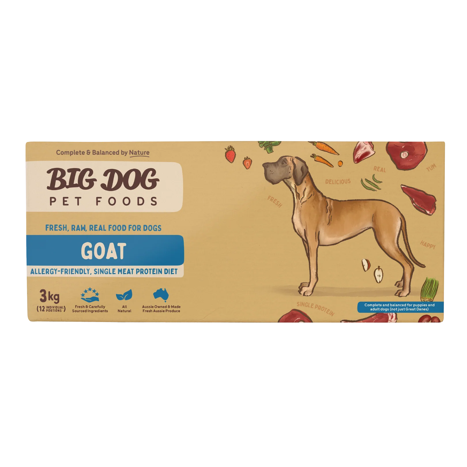 Big Dog - Allergy Friendly Goat for Dogs (3kg) - Image 5