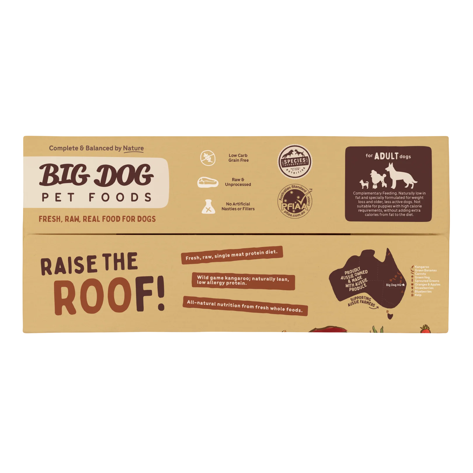 Big Dog - Allergy Friendly Kangaroo for Dogs (3kg) - Image 3