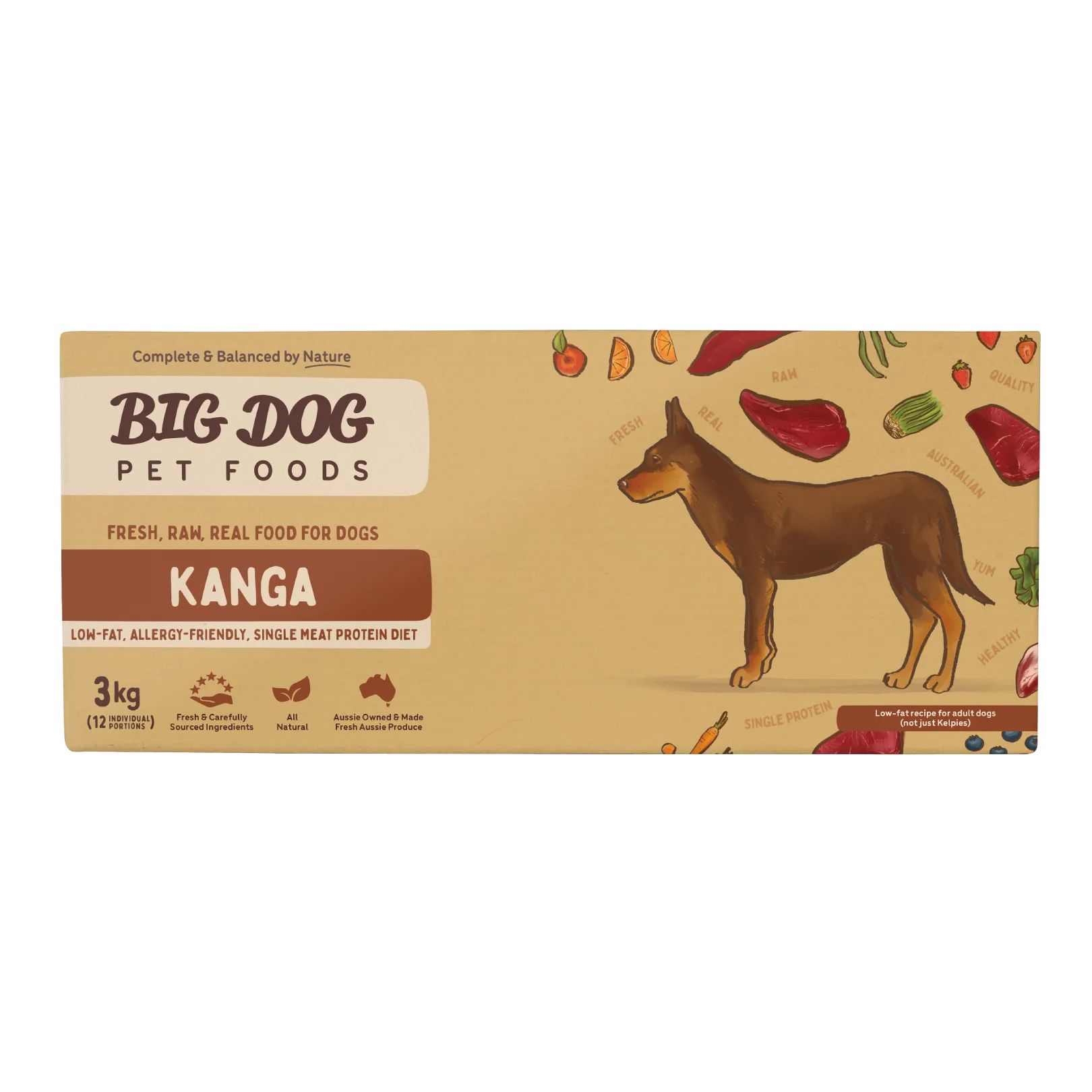 Big Dog - Allergy Friendly Kangaroo for Dogs (3kg) - Image 5