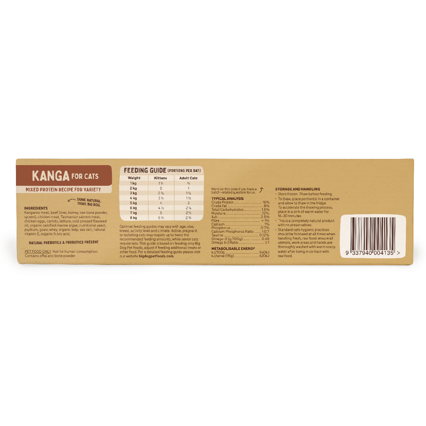 Big Dog - Kangaroo for Cats (1.38kg) - Image 5