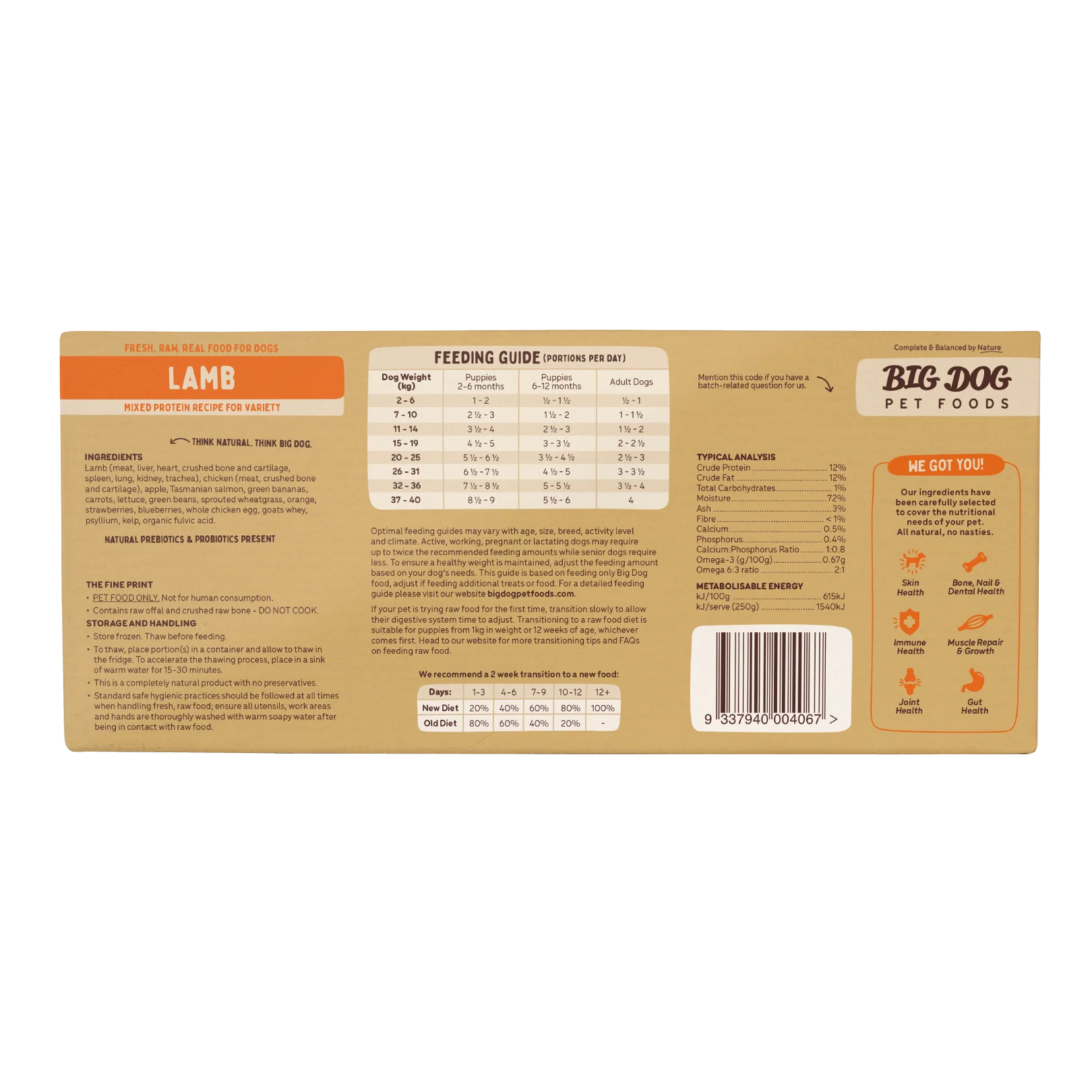 Big Dog - Lamb for Dogs (3kg) - Image 4