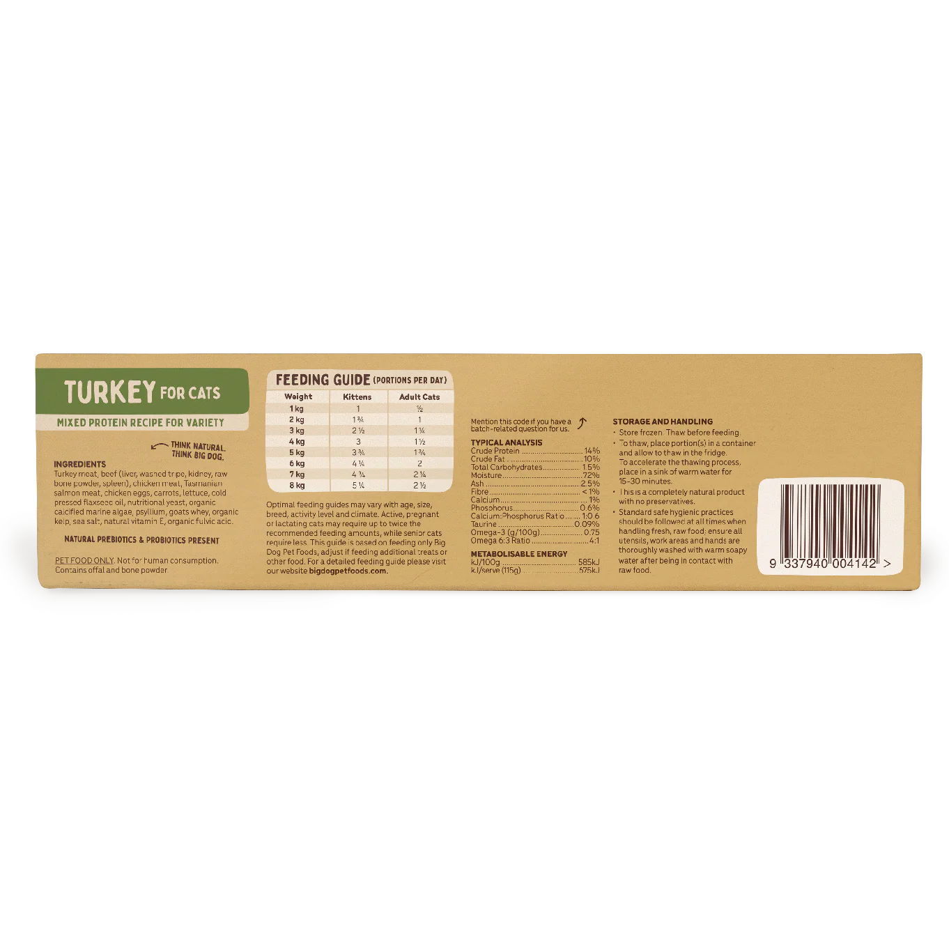 Big Dog - Turkey for Cats (1.38kg) - Image 5
