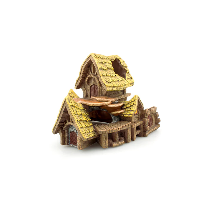 Bioscape Yellow Roofed Home 11.5 x 11cm