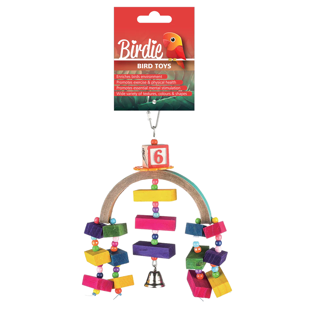Birdie - Rainbow Bridge Bird Toy