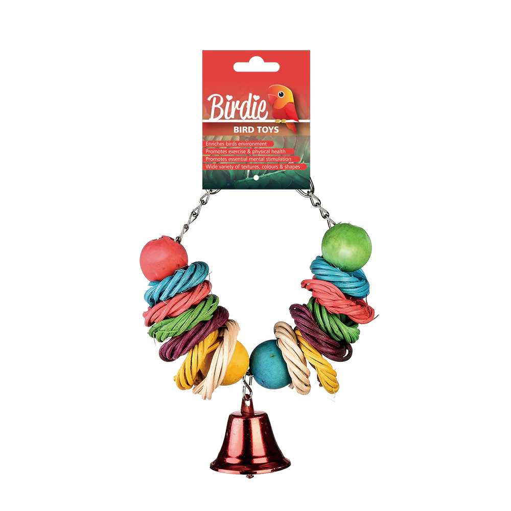 Birdie - Rainbow Circles Bird Toy