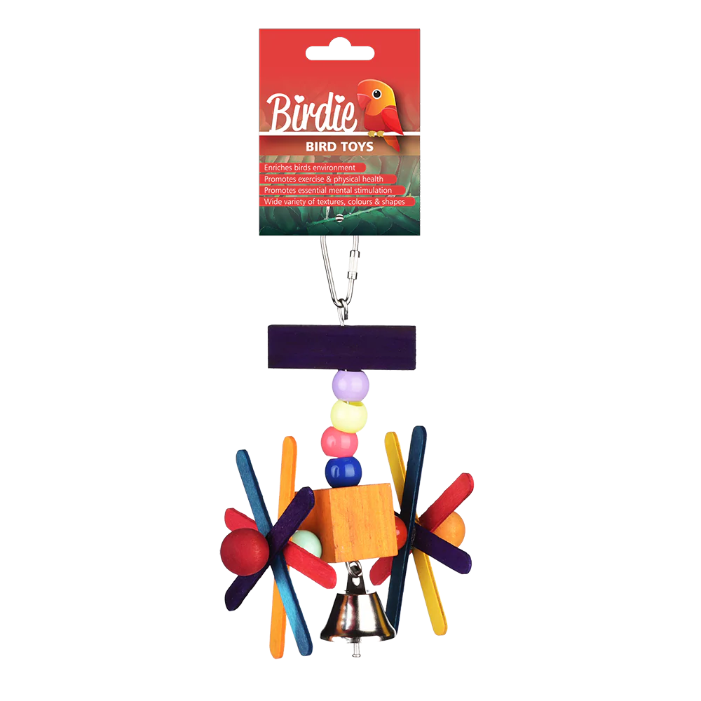 Birdie - Rainbow Flying Wheel Bird Toy