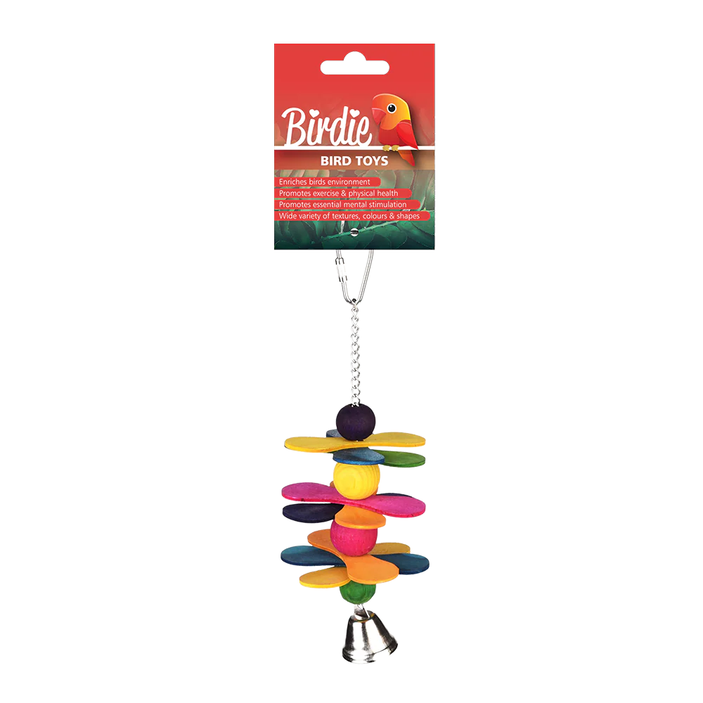 Birdie - Rainbow Spinning Sticks Bird Toy