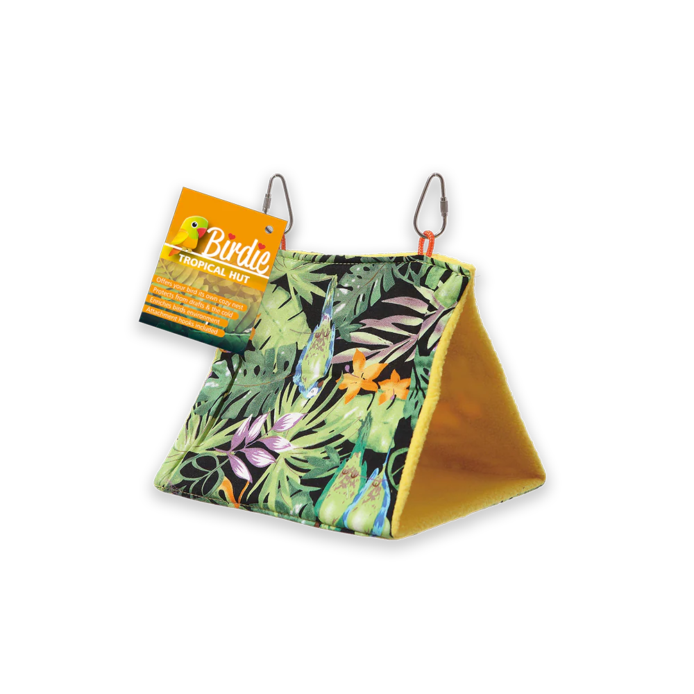 Birdie - Tropical Bird Hut (18cm)