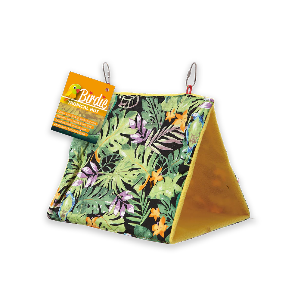 Birdie - Tropical Bird Hut (25cm)