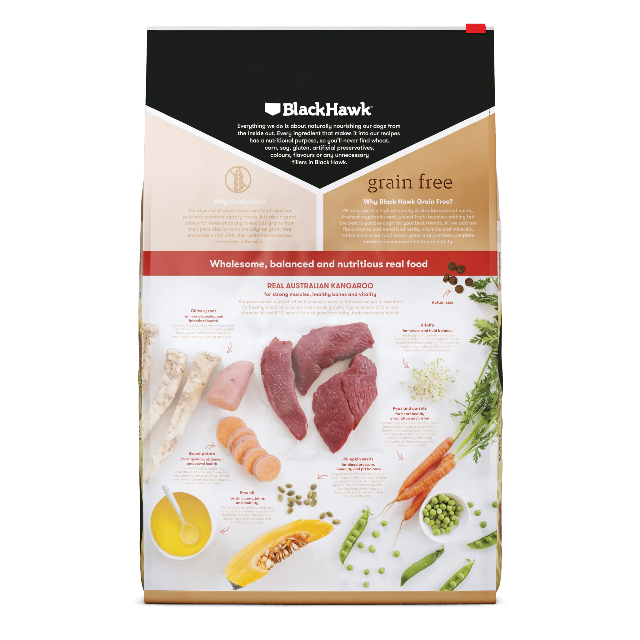 Black Hawk - Grain Free Kangaroo Dog Dry Food (15kg) - Image 4