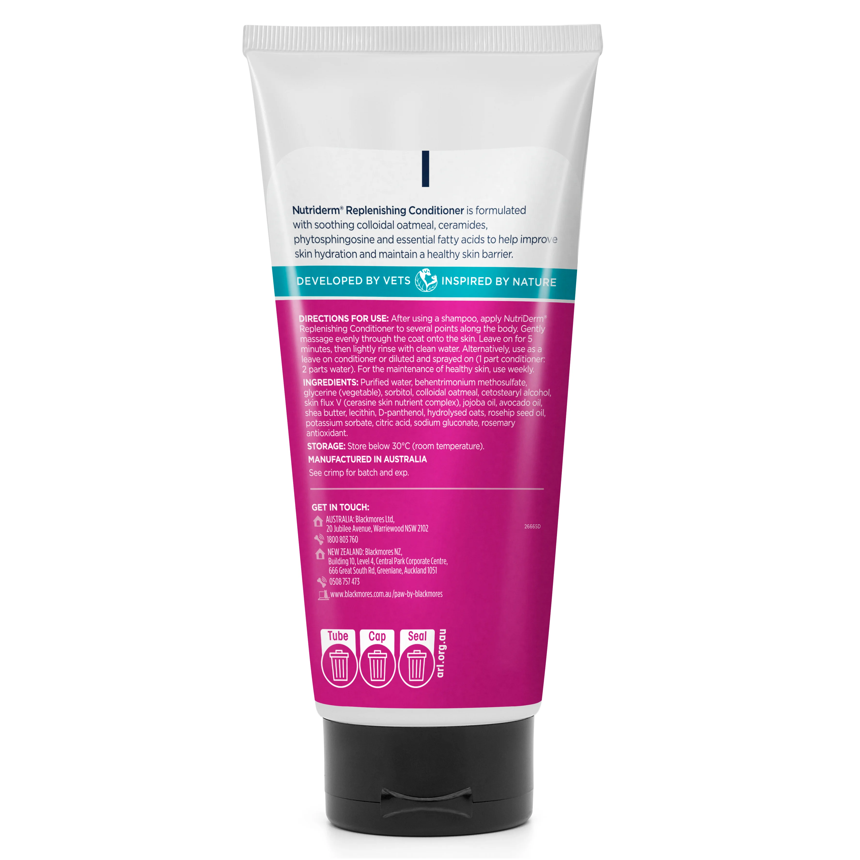 PAW - NutriDerm Replenishing Conditioner for Dogs and Cats (200ml) - Image 2