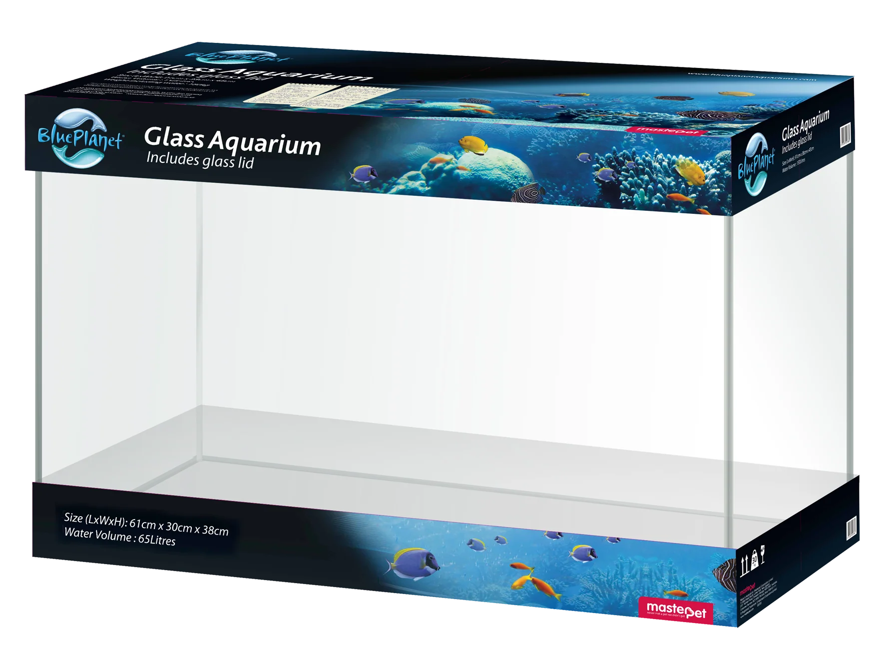 Blue Planet - Glass Aquarium (2FT)