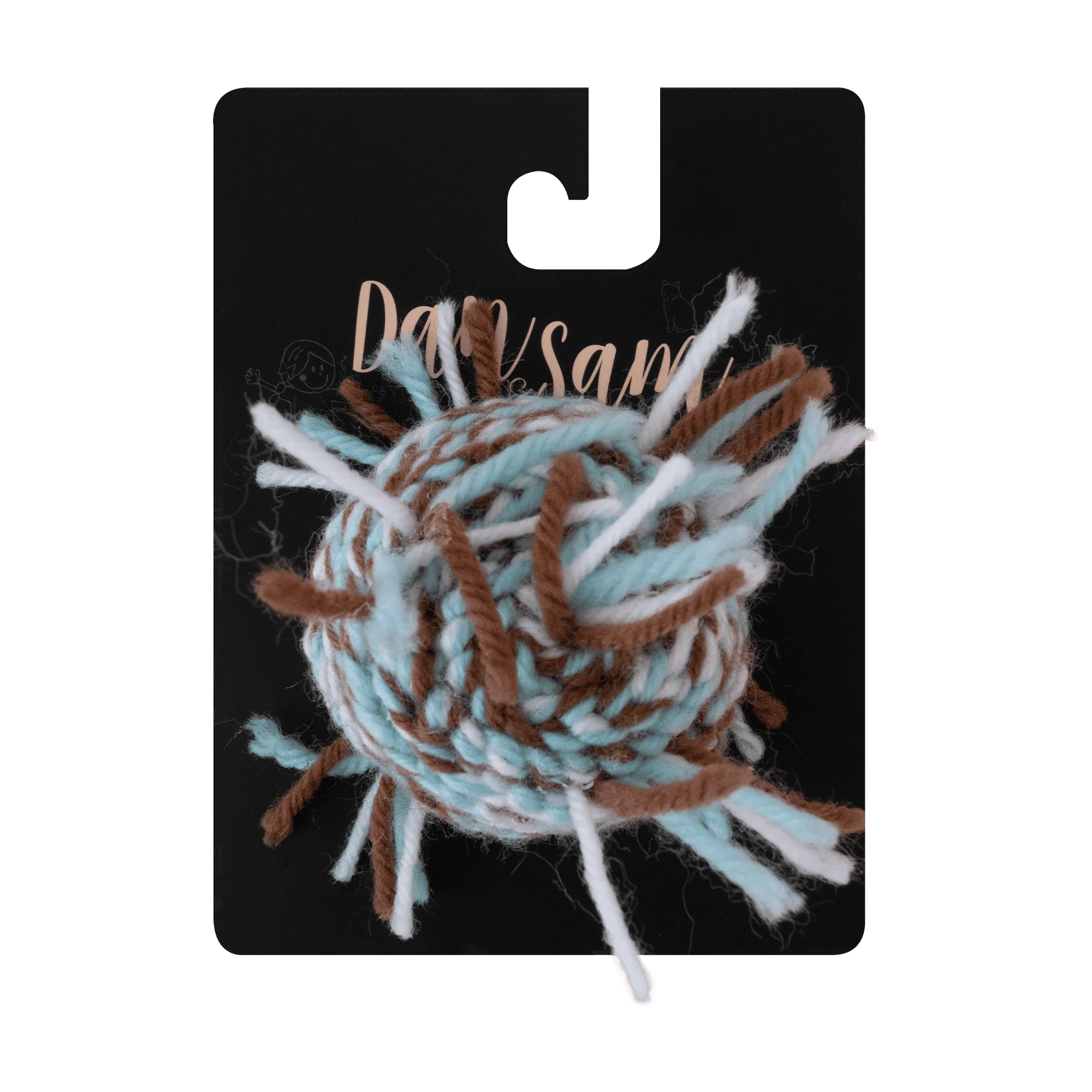 Dan & Sam Ball of String Cat Toy