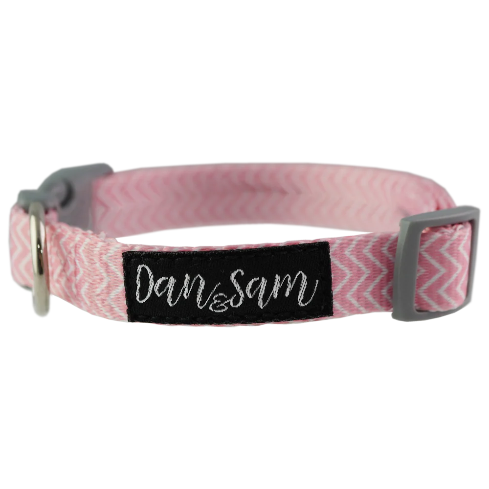 Dan & Sam - Dog Collar (Candy Floss)