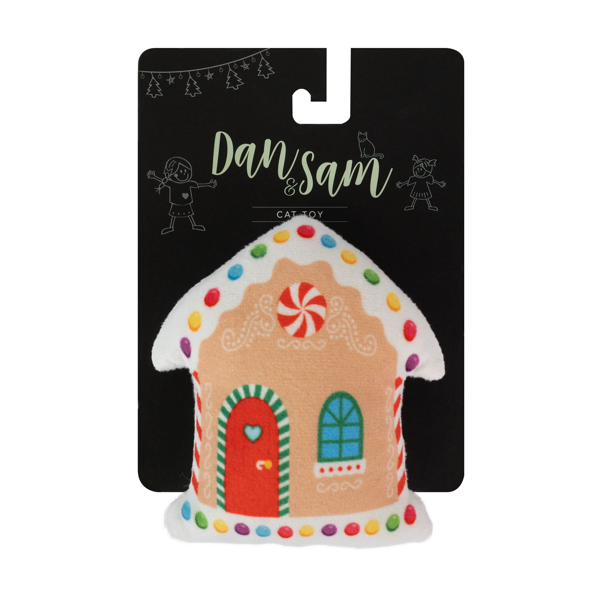 Dan & Sam - Christmas Gingerbread House (10cm)