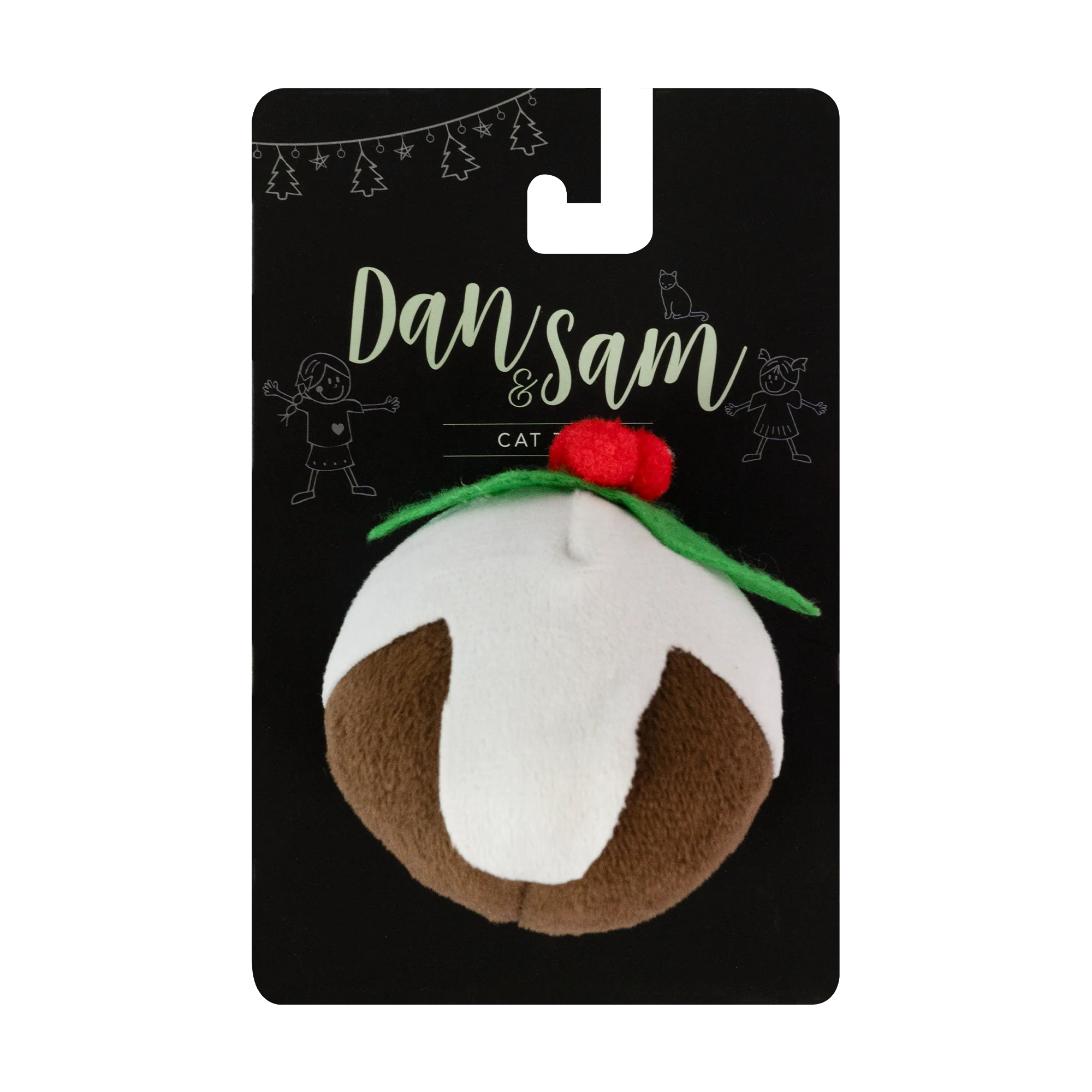 Dan & Sam - Christmas Pudding (6.5cm)