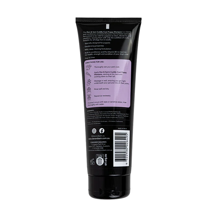 Dan & Sam Cuddly Coat Puppy Shampoo 250ml - Image 2