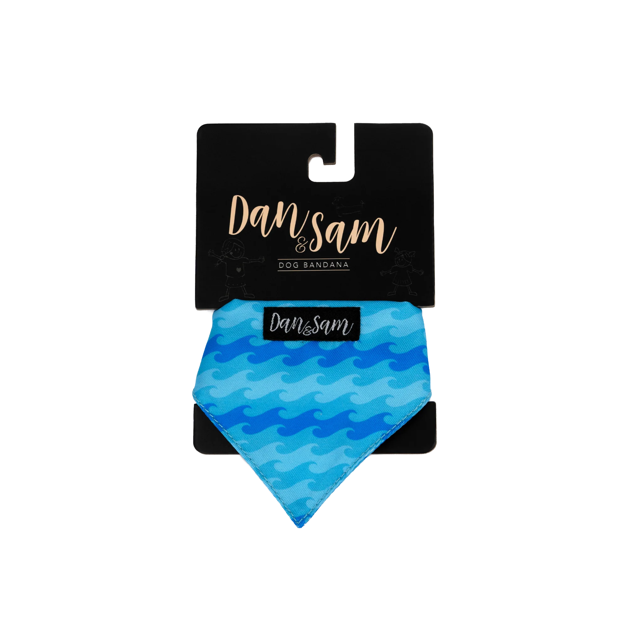 Dan & Sam - Dog Bandana (Coastal)