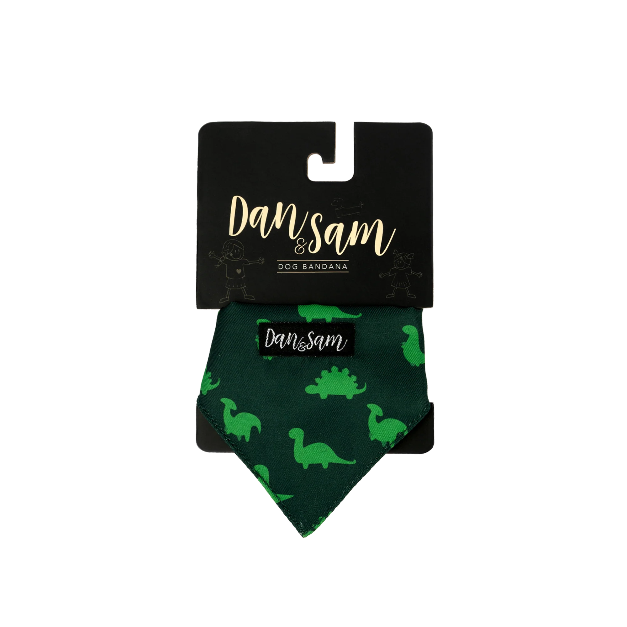 Dan & Sam - Dog Bandana (Dinosaur Land)