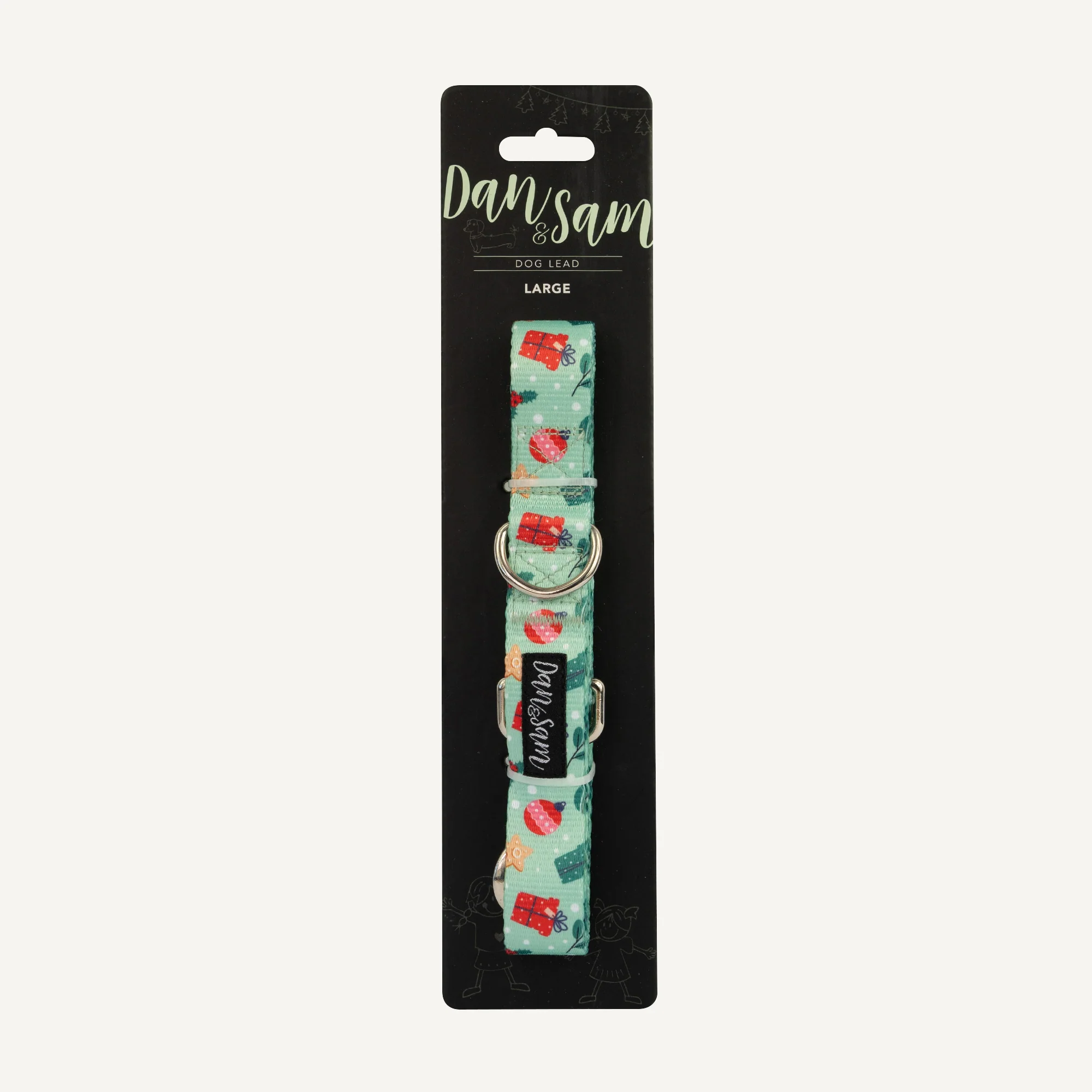 Dan & Sam - Dog Lead (Christmas Wishes) - Large - Image 2