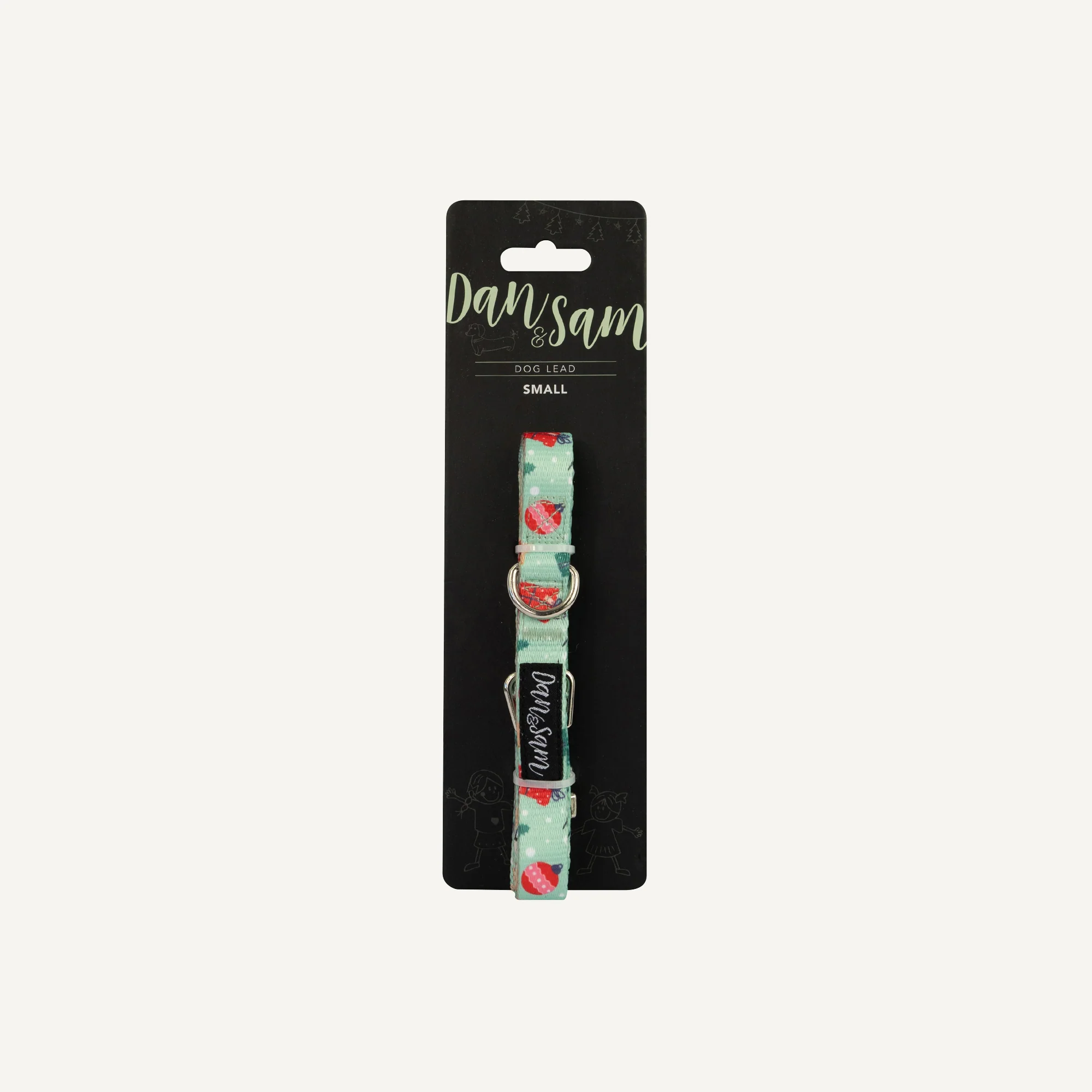Dan & Sam - Dog Lead (Christmas Wishes) - Small - Image 2