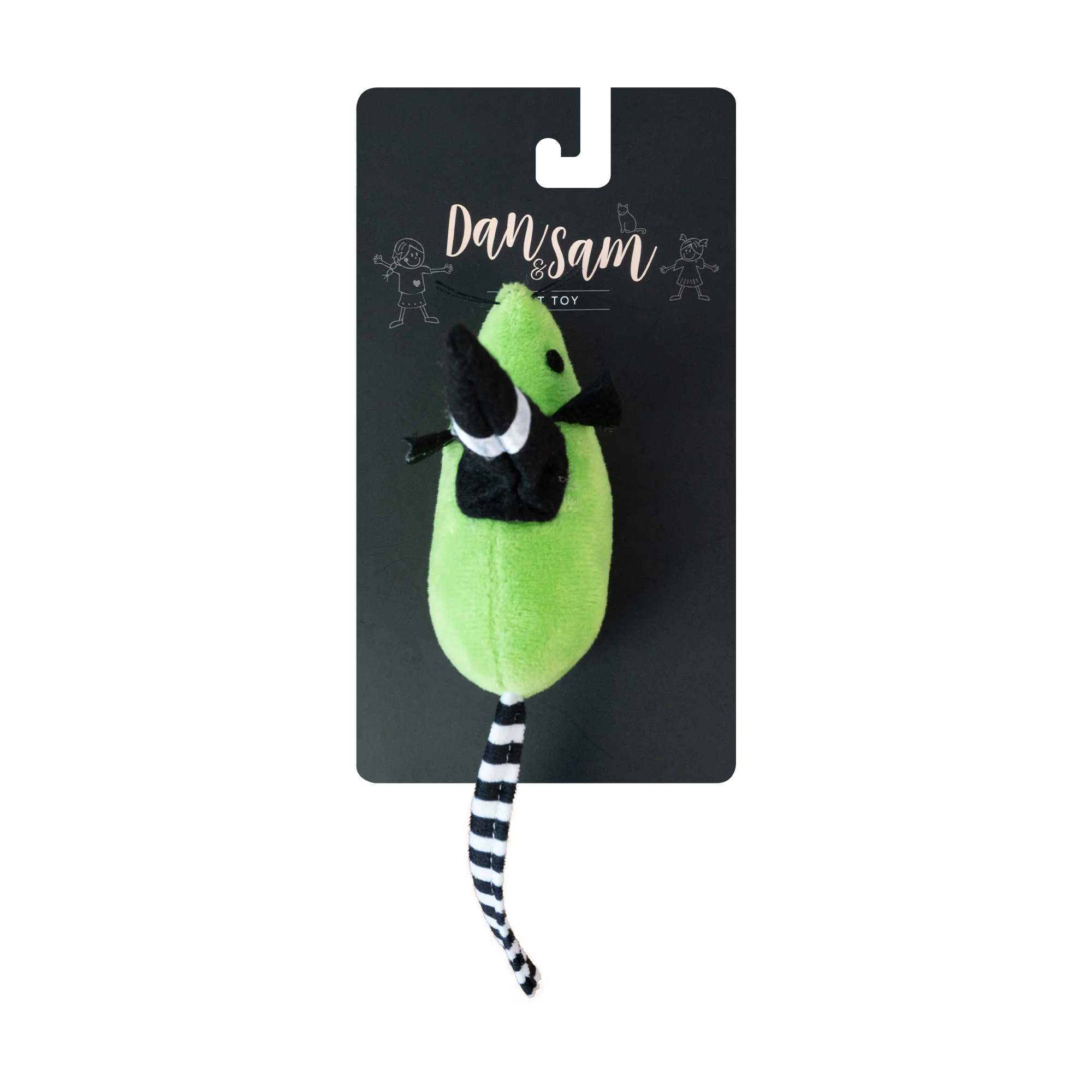 Dan & Sam - Green Witch Mouse (19cm)