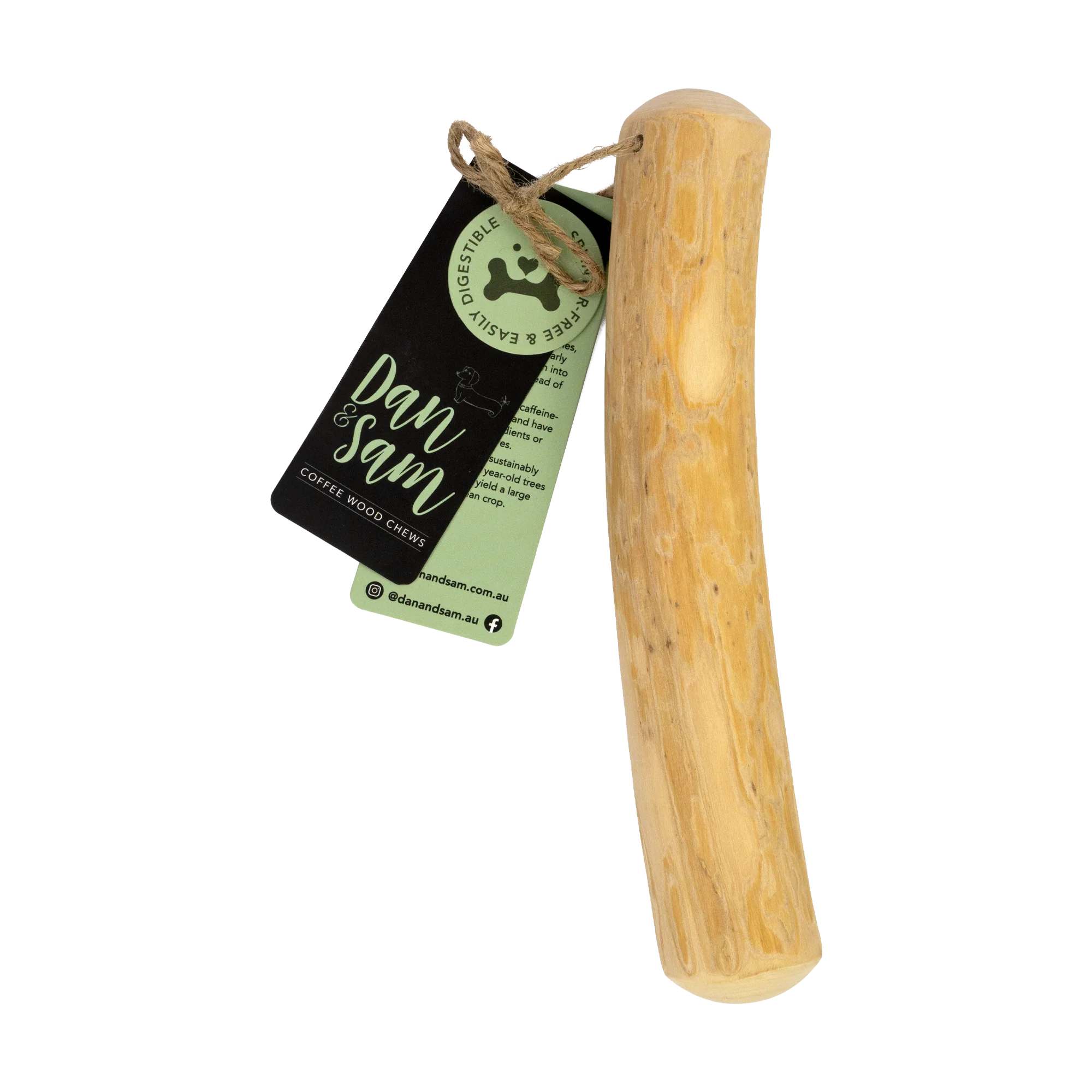 Dan & Sam - Natural Coffee Wood Chew (Large)