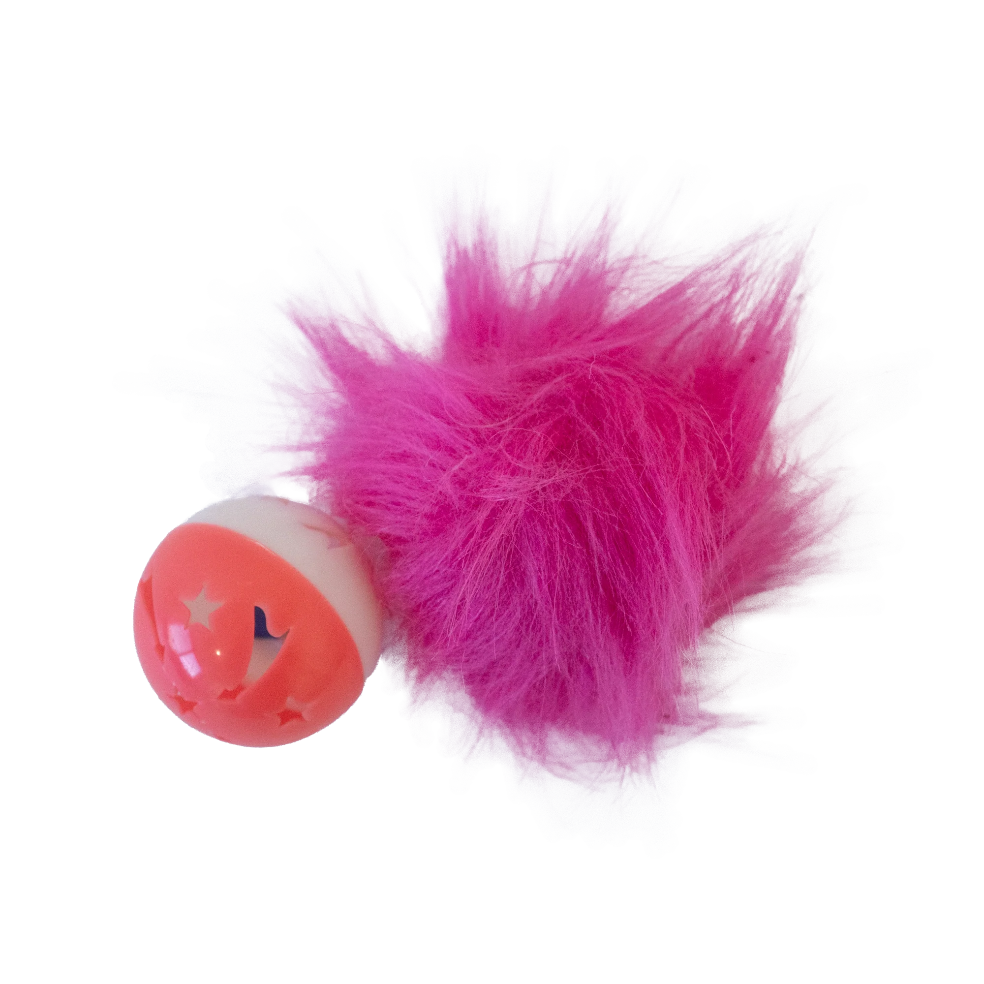 Dan & Sam Pink Plastic and Fluffy Ball Duo