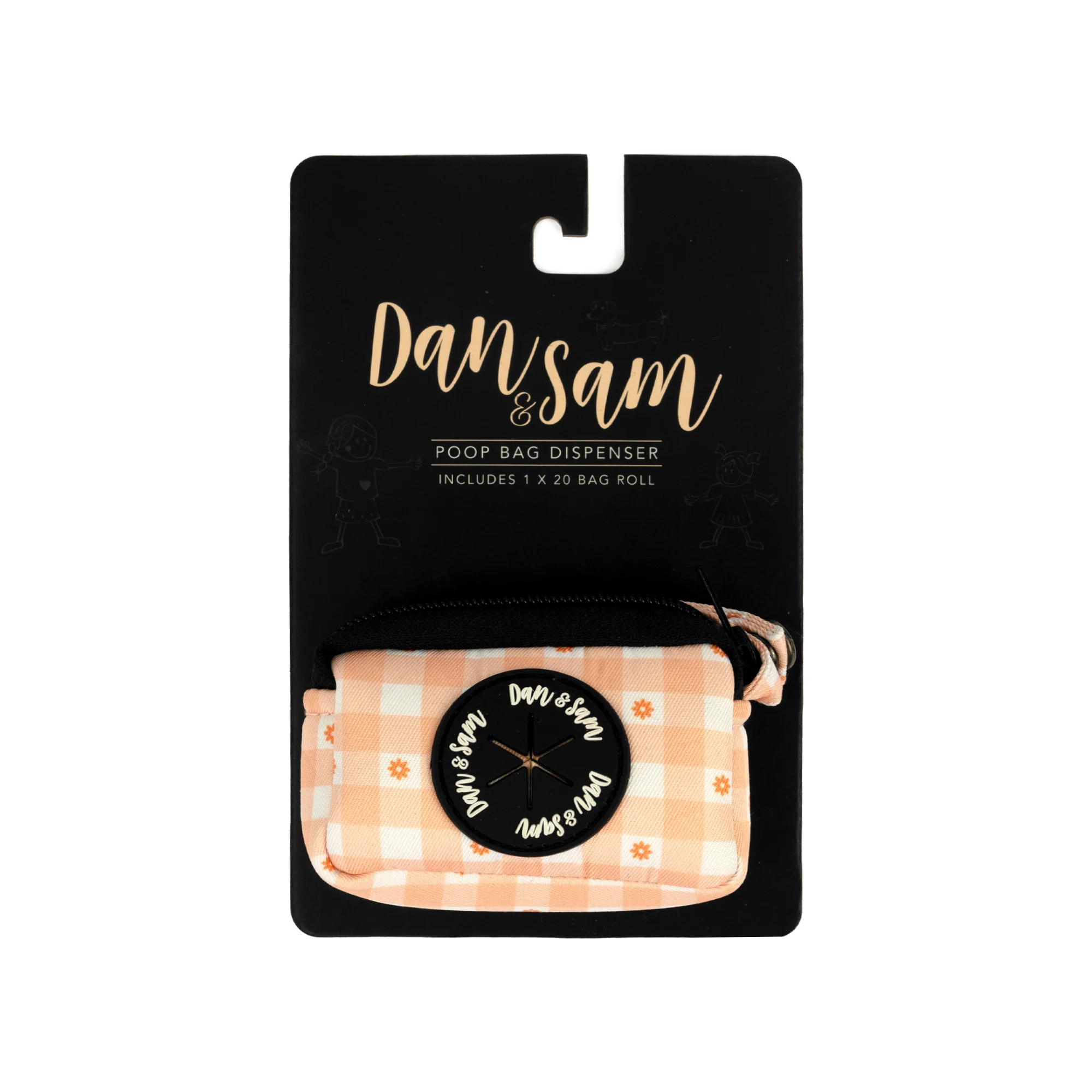 Dan & Sam - Poop Bag Dispenser (Daisy Picnic)